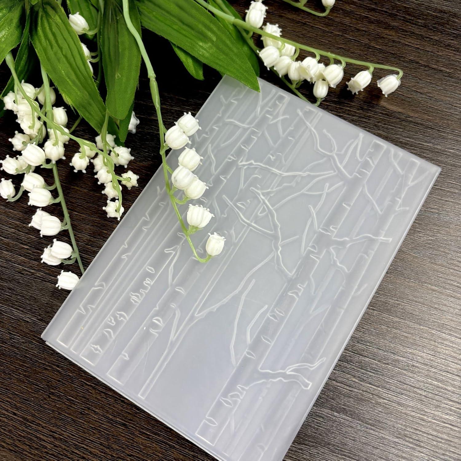 Carpeta de Relieve 3D DIYology Árbol de Abedul 16.5x11.5cm