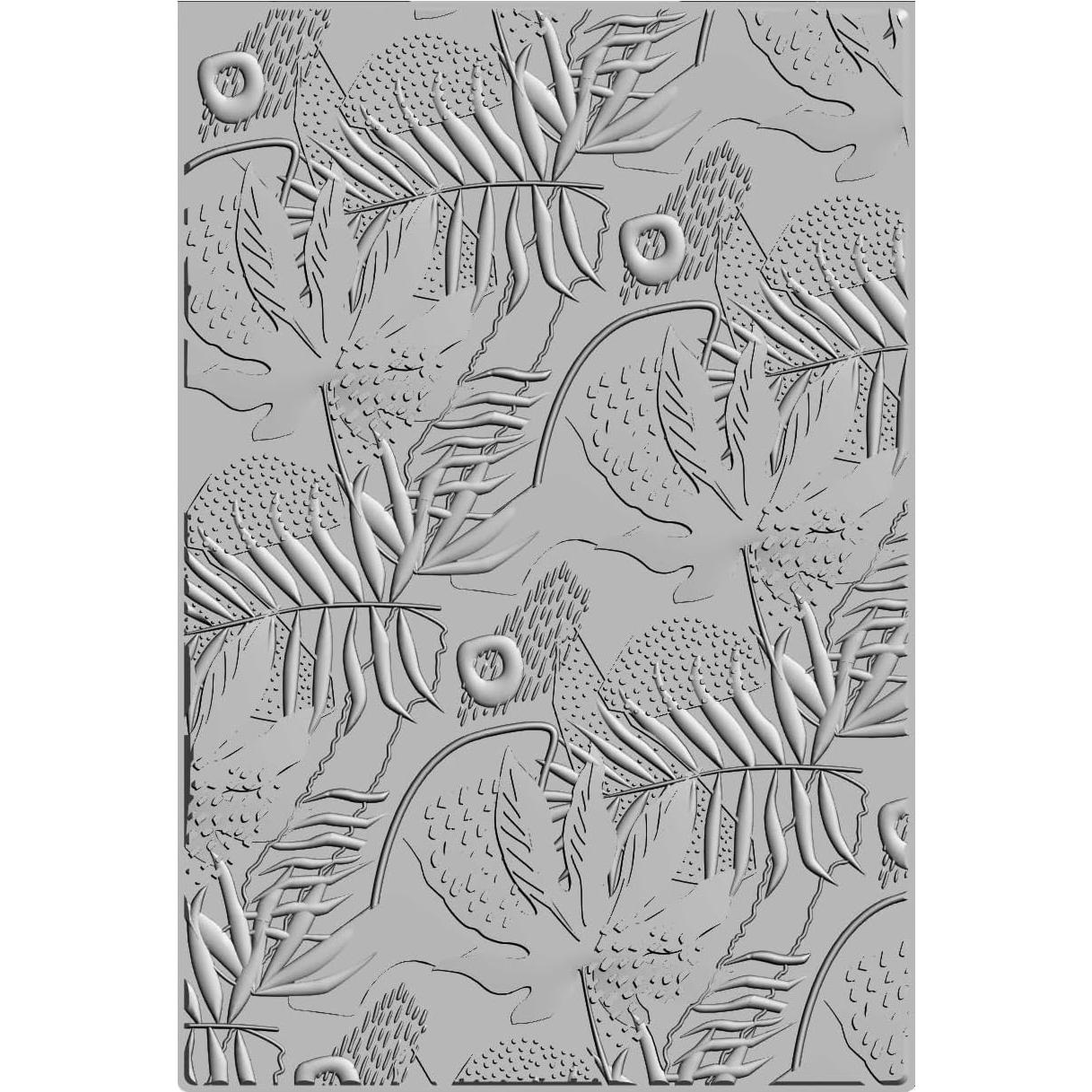 Carpeta de Embossing Sizzix Texturas de Jungla 15.9x10.8cm