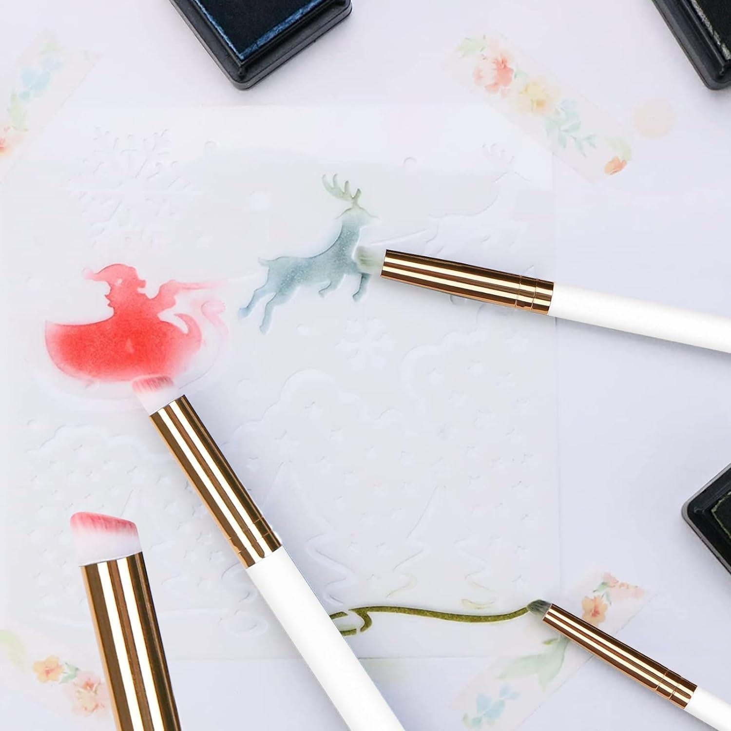 Set de Pinceles de Mezcla UNIMEIX 12 Piezas para Acuarela