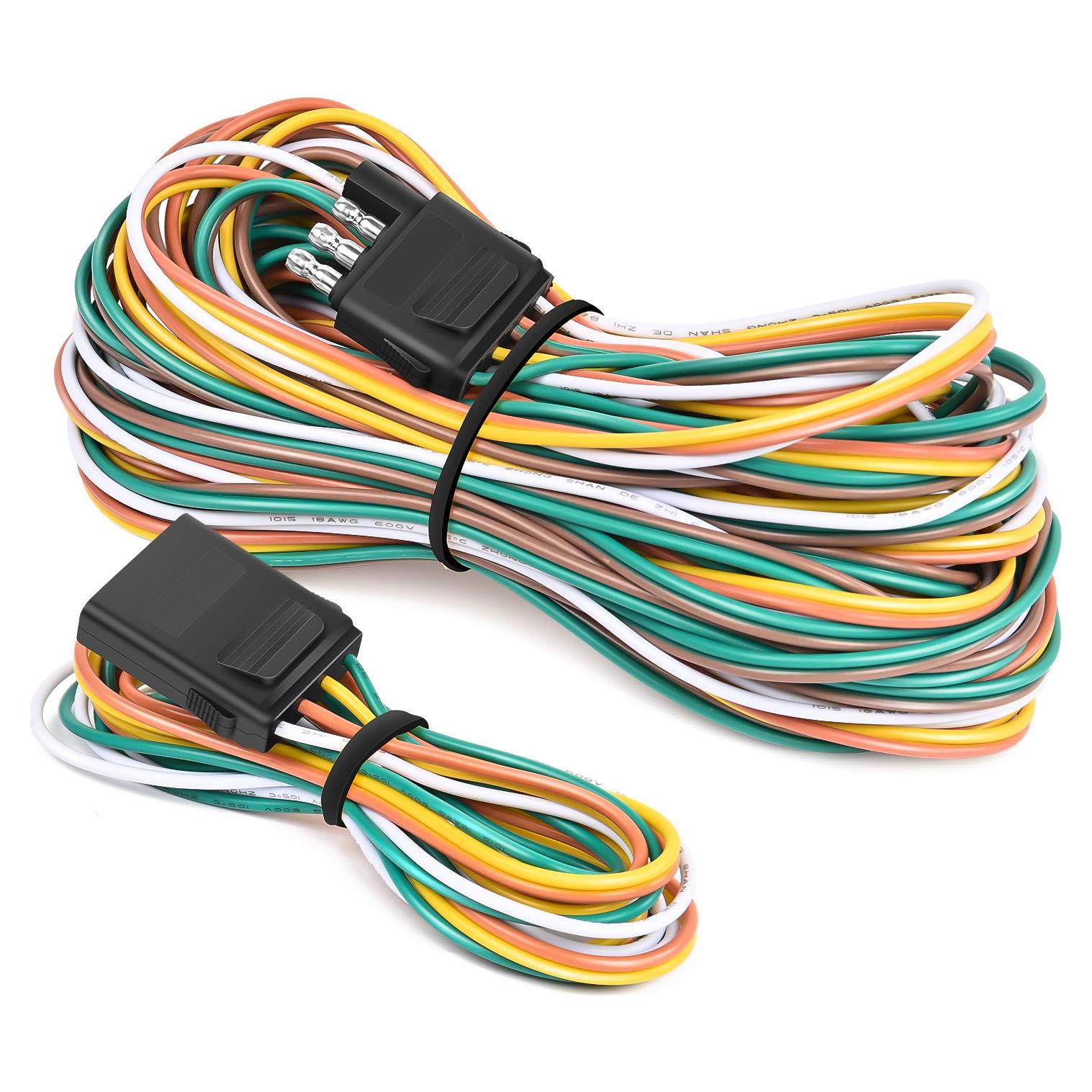 Kit de Cableado de Remolque Nilight 10039W 4 Pines 8.84m