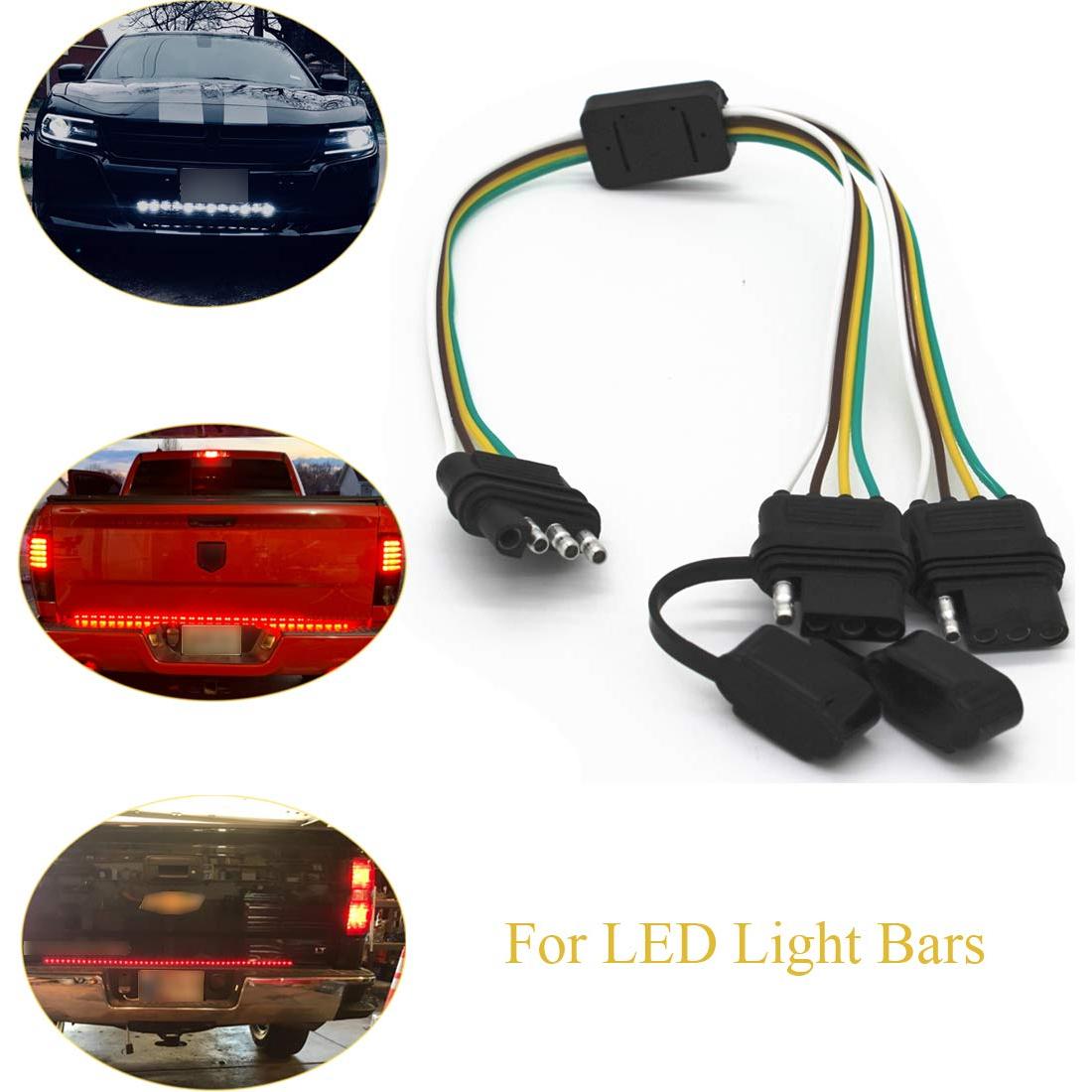 Conector Y 4 Pines Tata.Meila para Luz de Remolque 44.5 cm