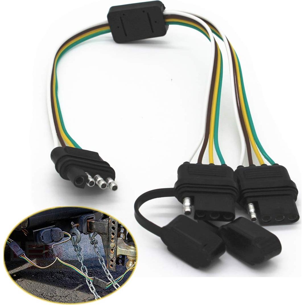 Conector Y 4 Pines Tata.Meila para Luz de Remolque 44.5 cm