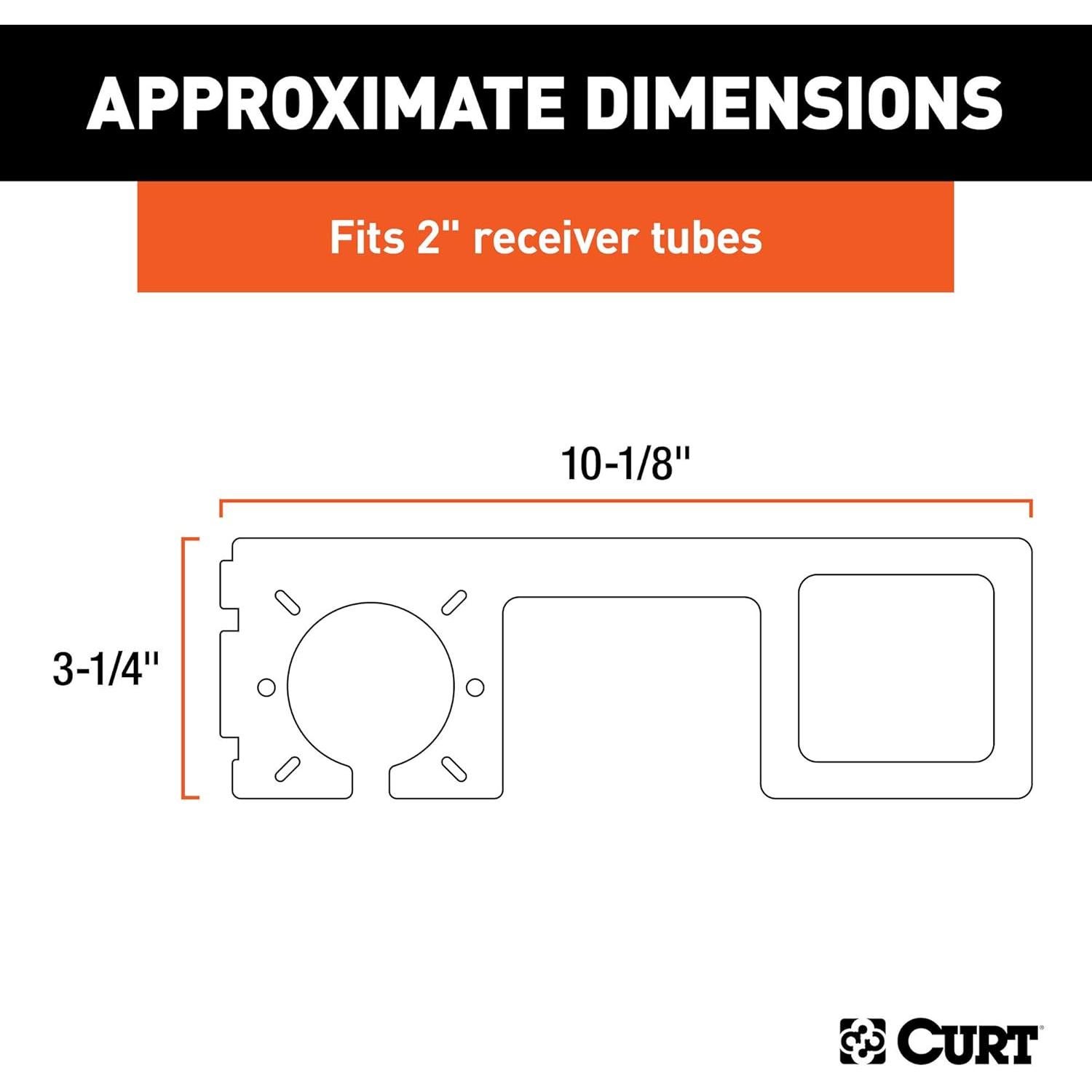 Soporte de Montaje CURT 58000 para Conector de Remolque
