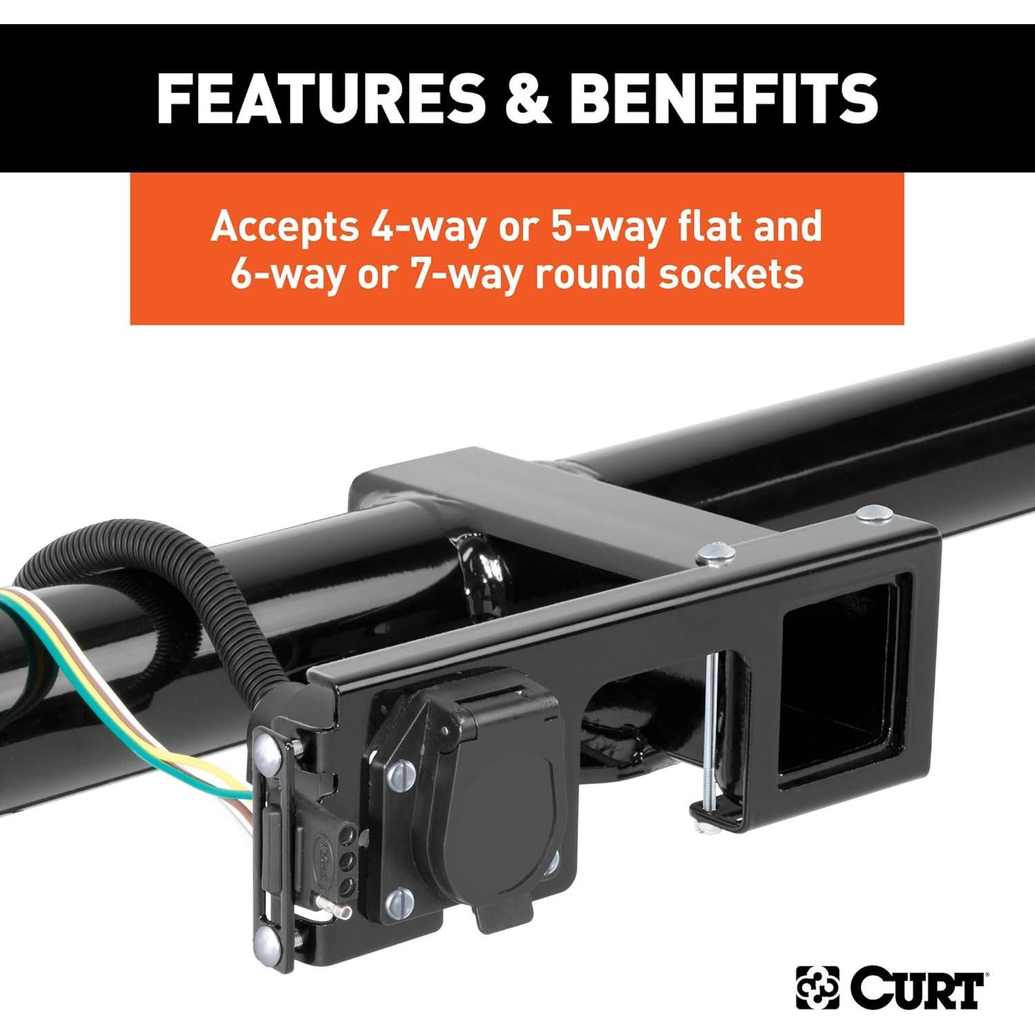 Soporte de Montaje CURT 58000 para Conector de Remolque