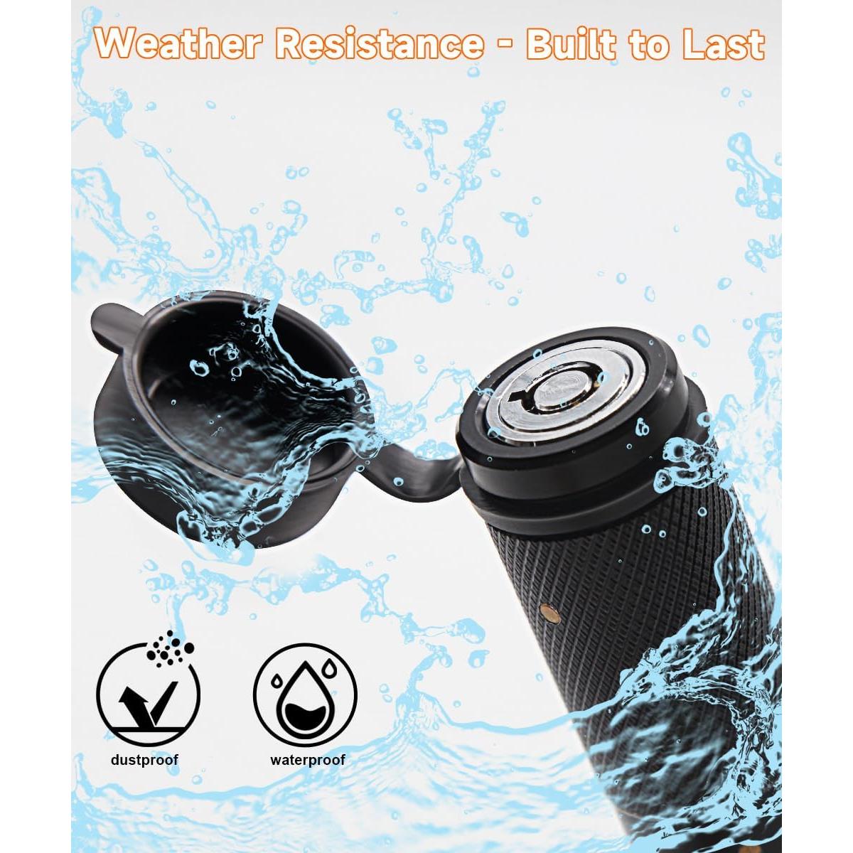 Cerradura de enganche de remolque OHWATC antirrobo 1.59 cm