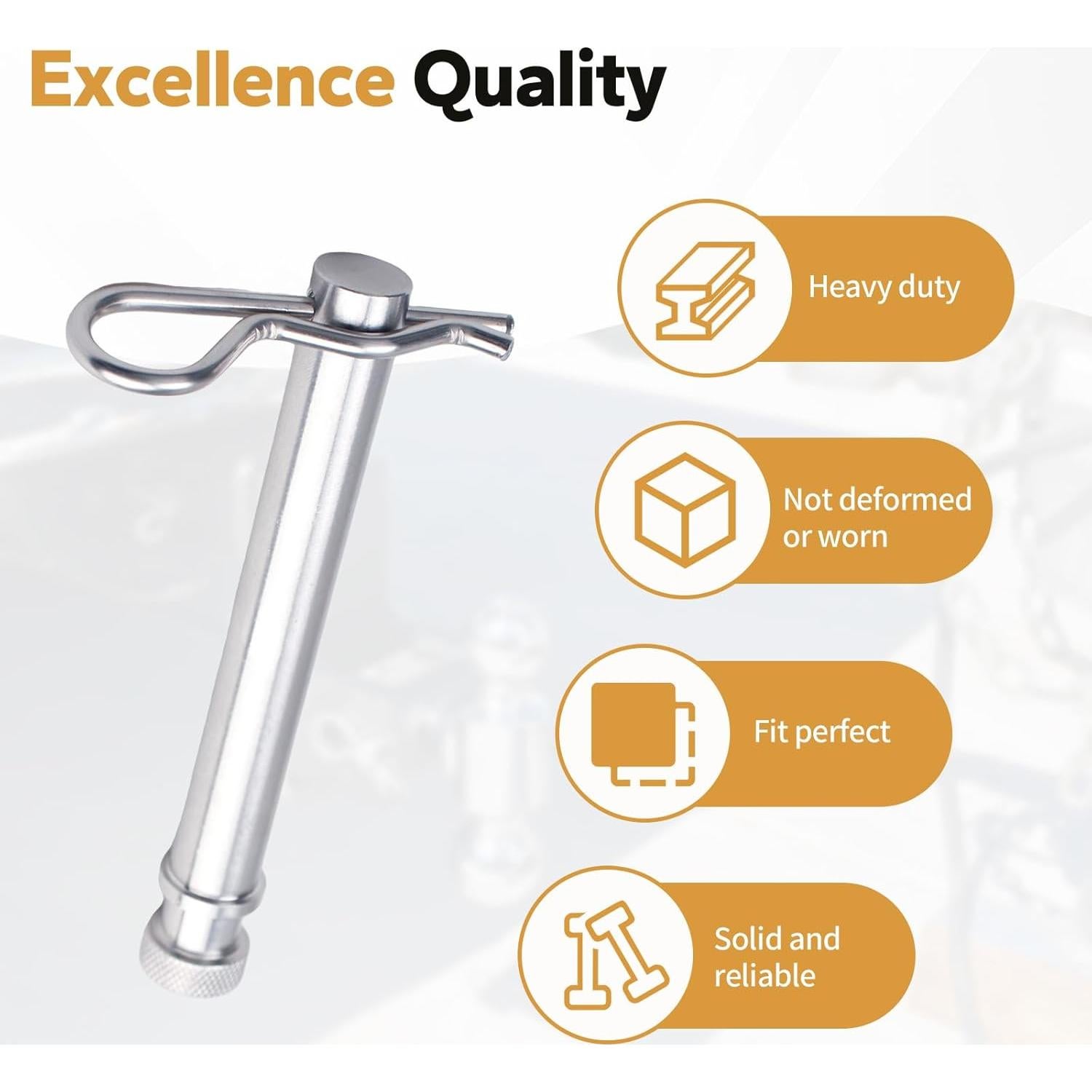 Clavos de Enganche Dfnidy TS35010 para Remolque B&W - Paquete de 6