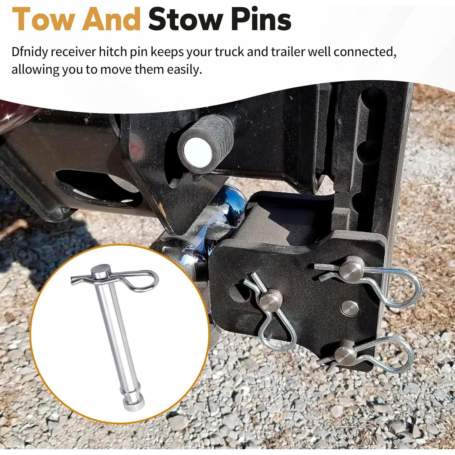 Clavos de Enganche Dfnidy TS35010 para Remolque B&W - Paquete de 6