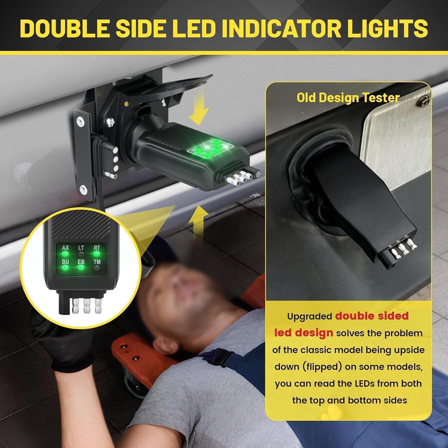 Probador de Luz de Remolque 7 Pines y 4 Pines Oyviny