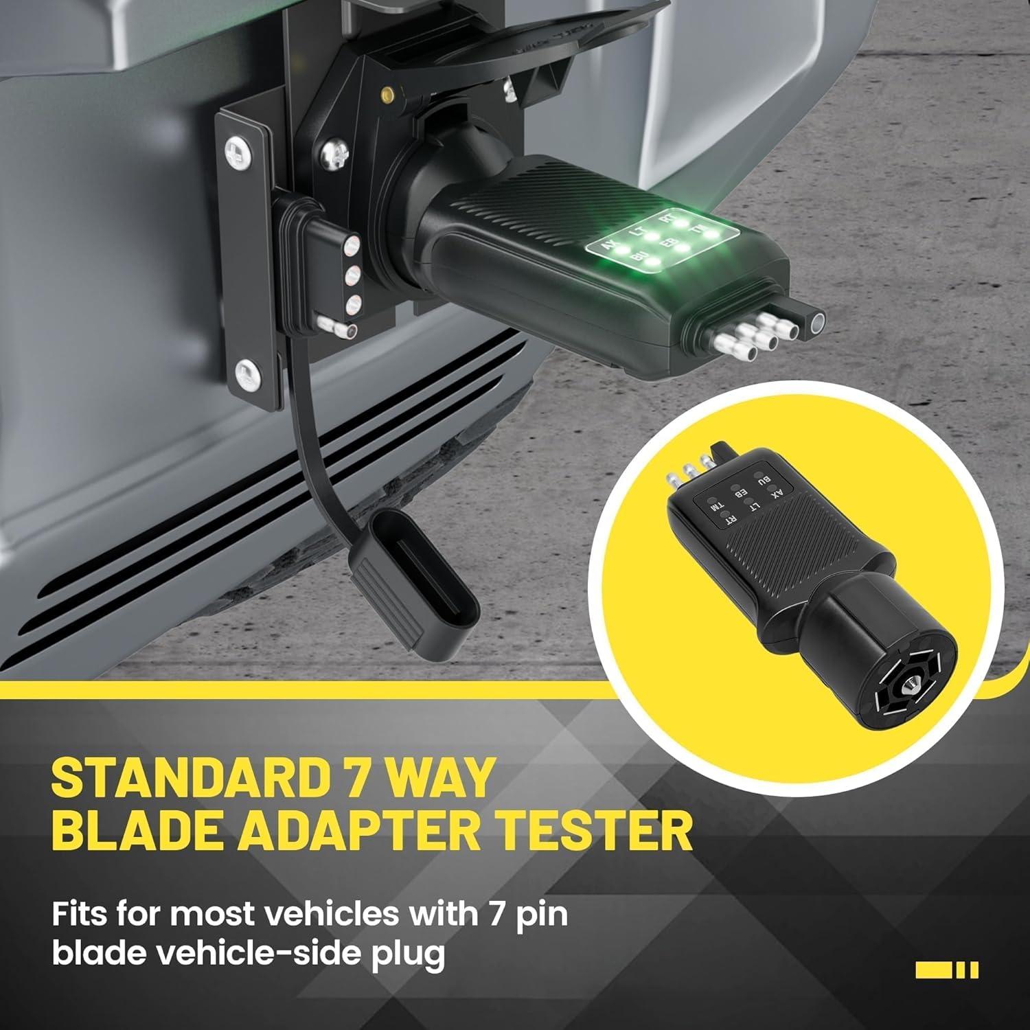 Probador de Luz de Remolque 7 Pines y 4 Pines Oyviny