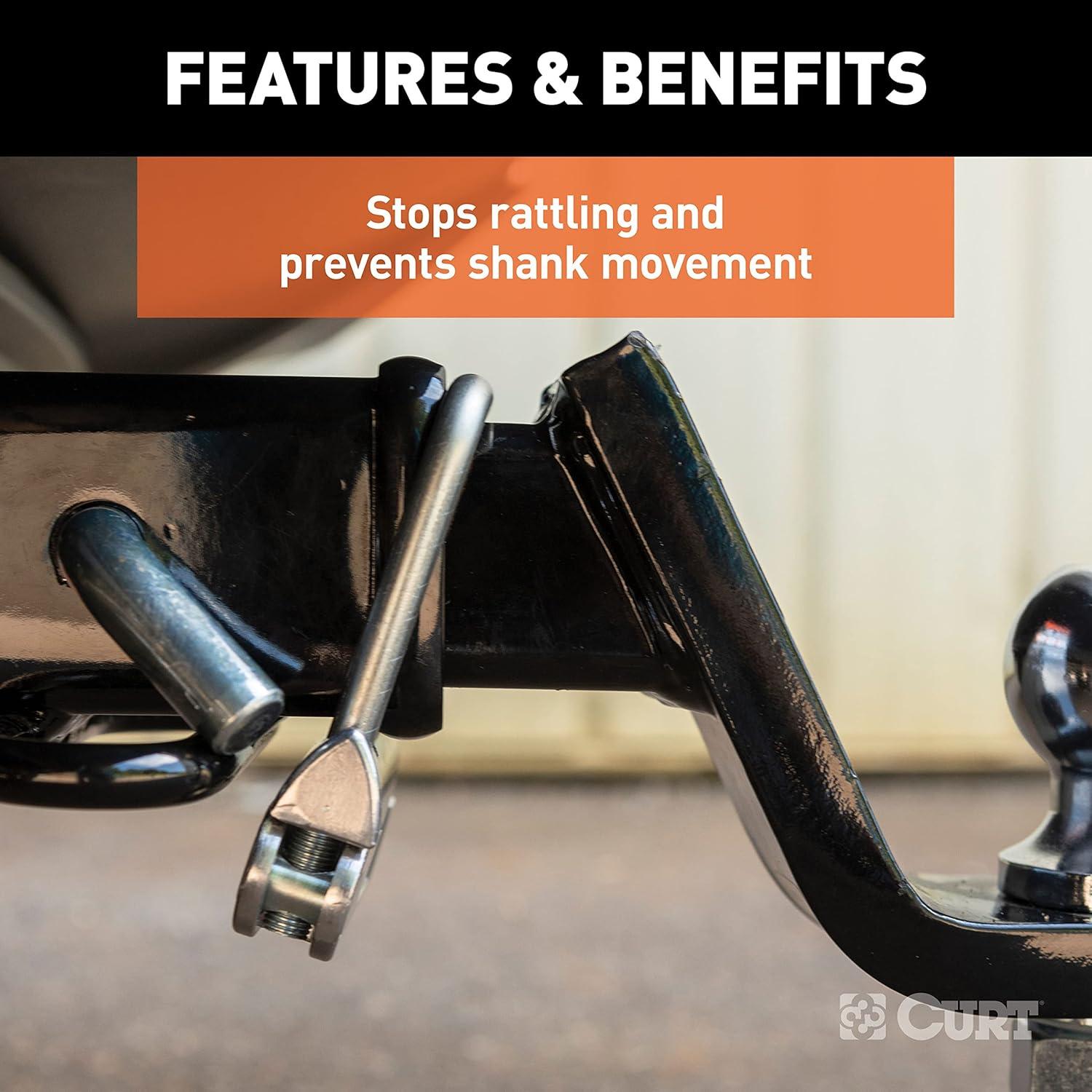 Abrazadera Antivibración CURT 22325 para Enganche 2"