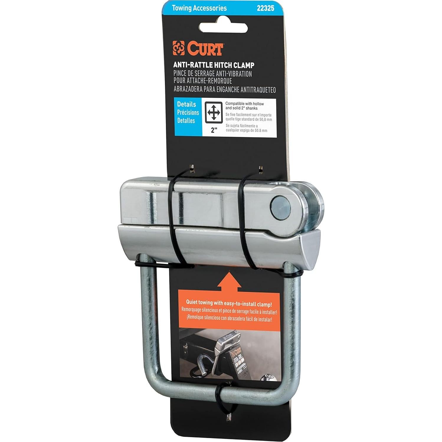 Abrazadera Antivibración CURT 22325 para Enganche 2"