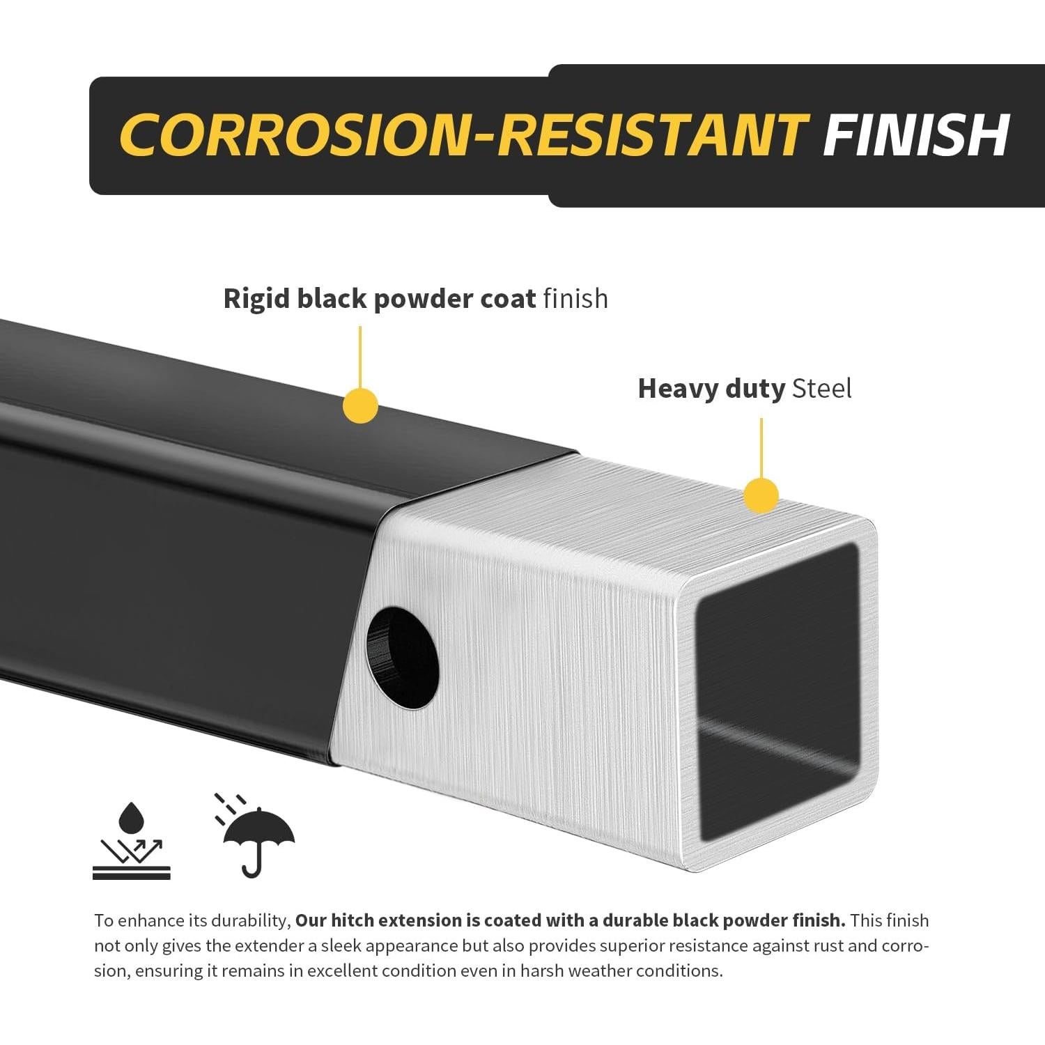 Extensor de Enganche de Remolque MaxxHaul 50833 7" 3500 Lbs