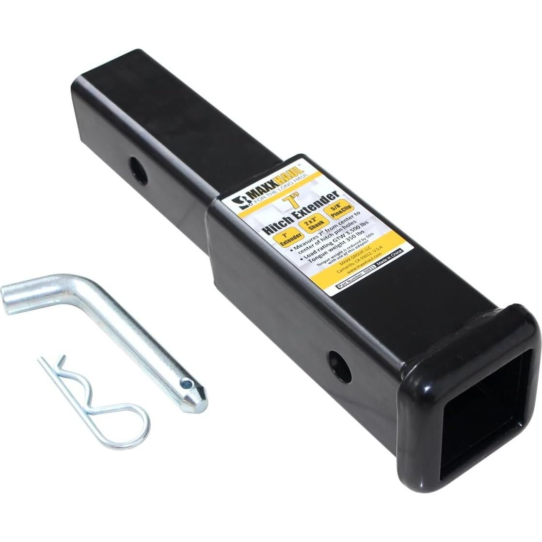 Extensor de Enganche de Remolque MaxxHaul 50833 7" 3500 Lbs