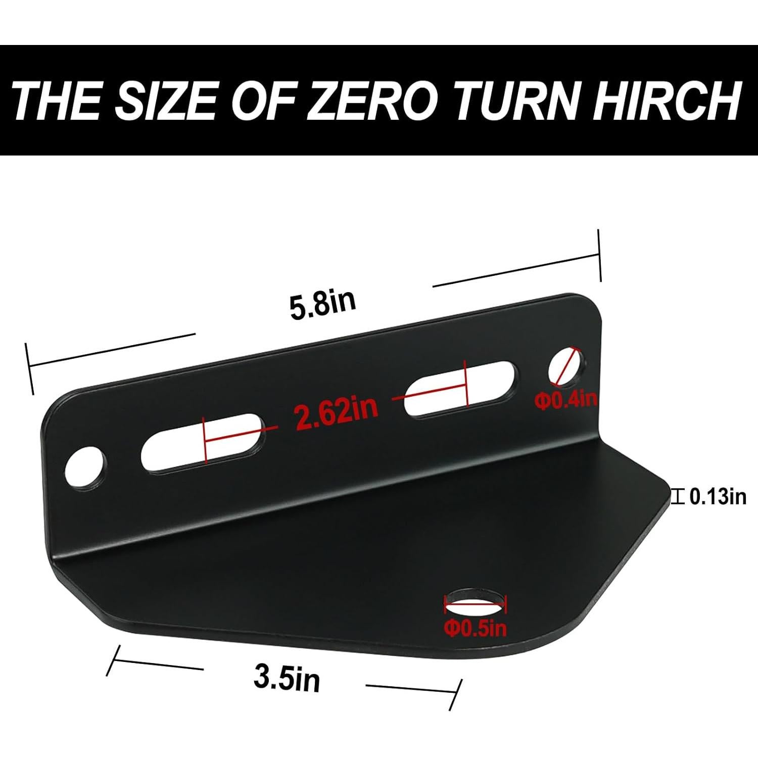 Enganche de Remolque Adorish para Cortadora de Césped 0.58kg