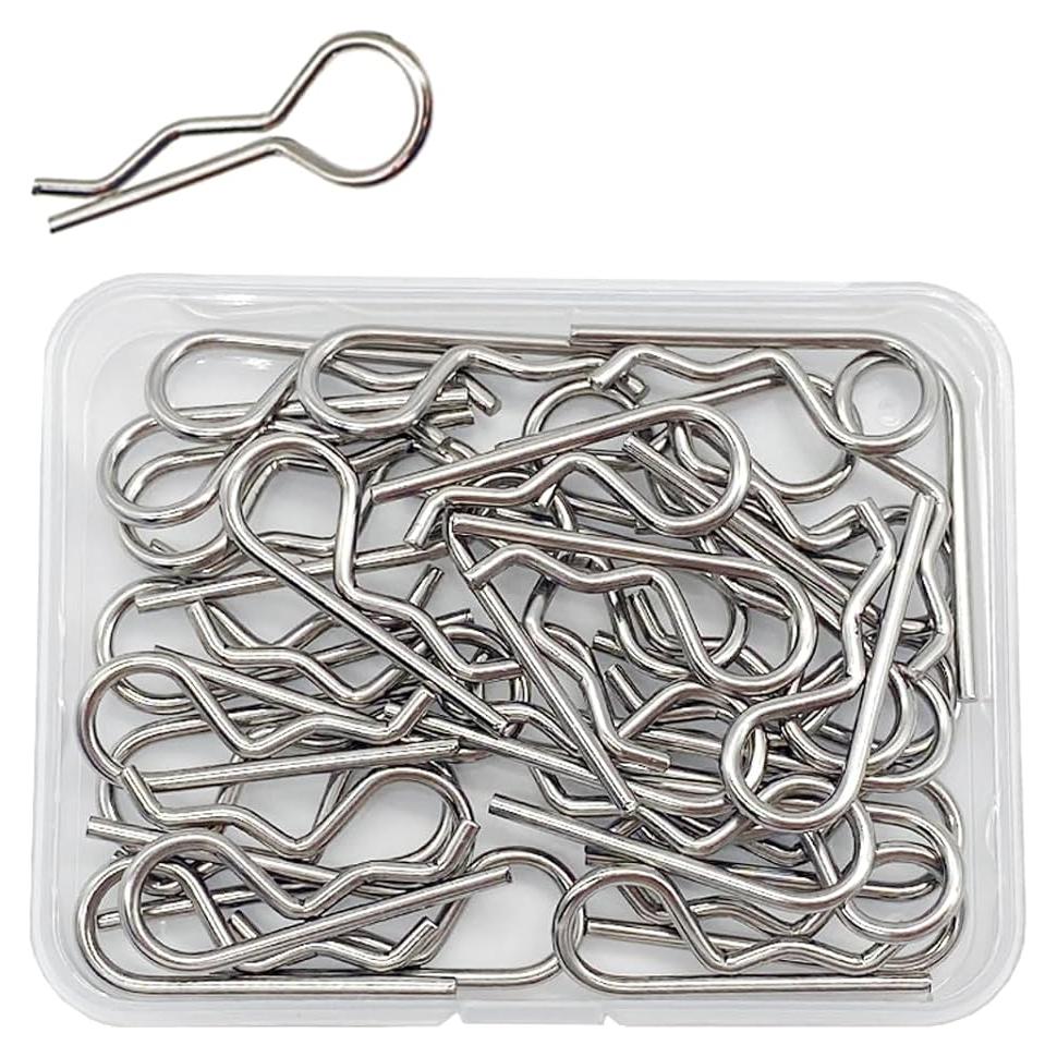 35 Pasadores de Cotter HIQTRADEBYJJ M1.6x28mm Resorte