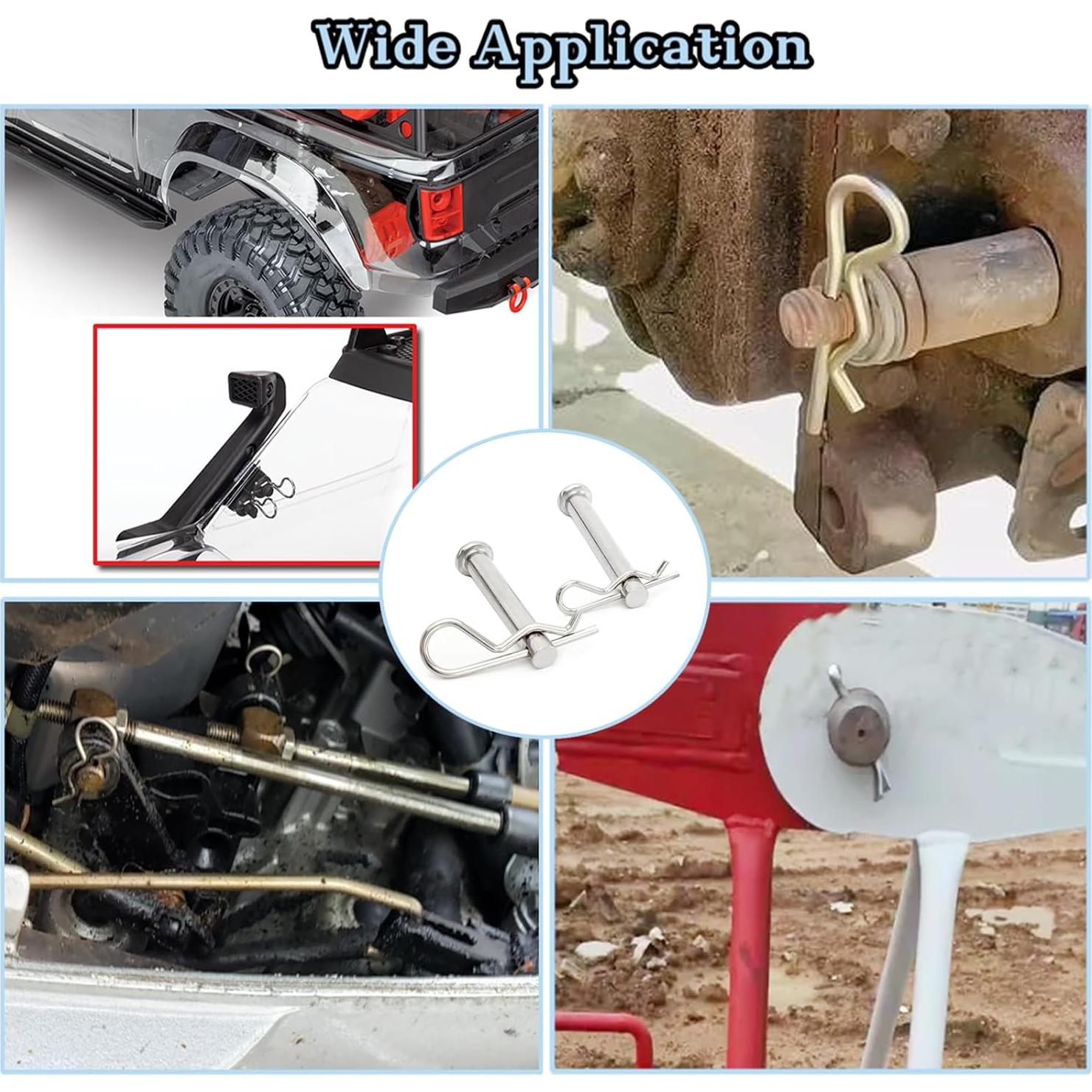 35 Pasadores de Cotter HIQTRADEBYJJ M1.6x28mm Resorte