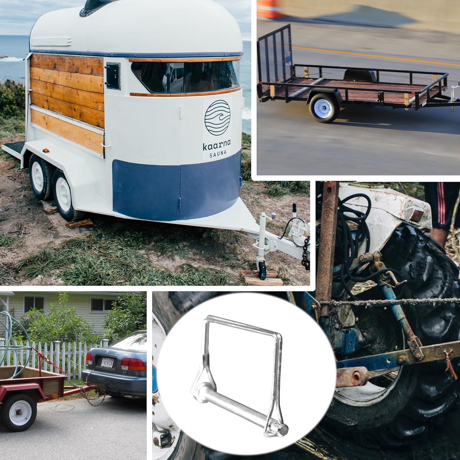 Paquete de 100 pines de bloqueo PTO cuadrado Harrier 8 mm x 101.6 mm