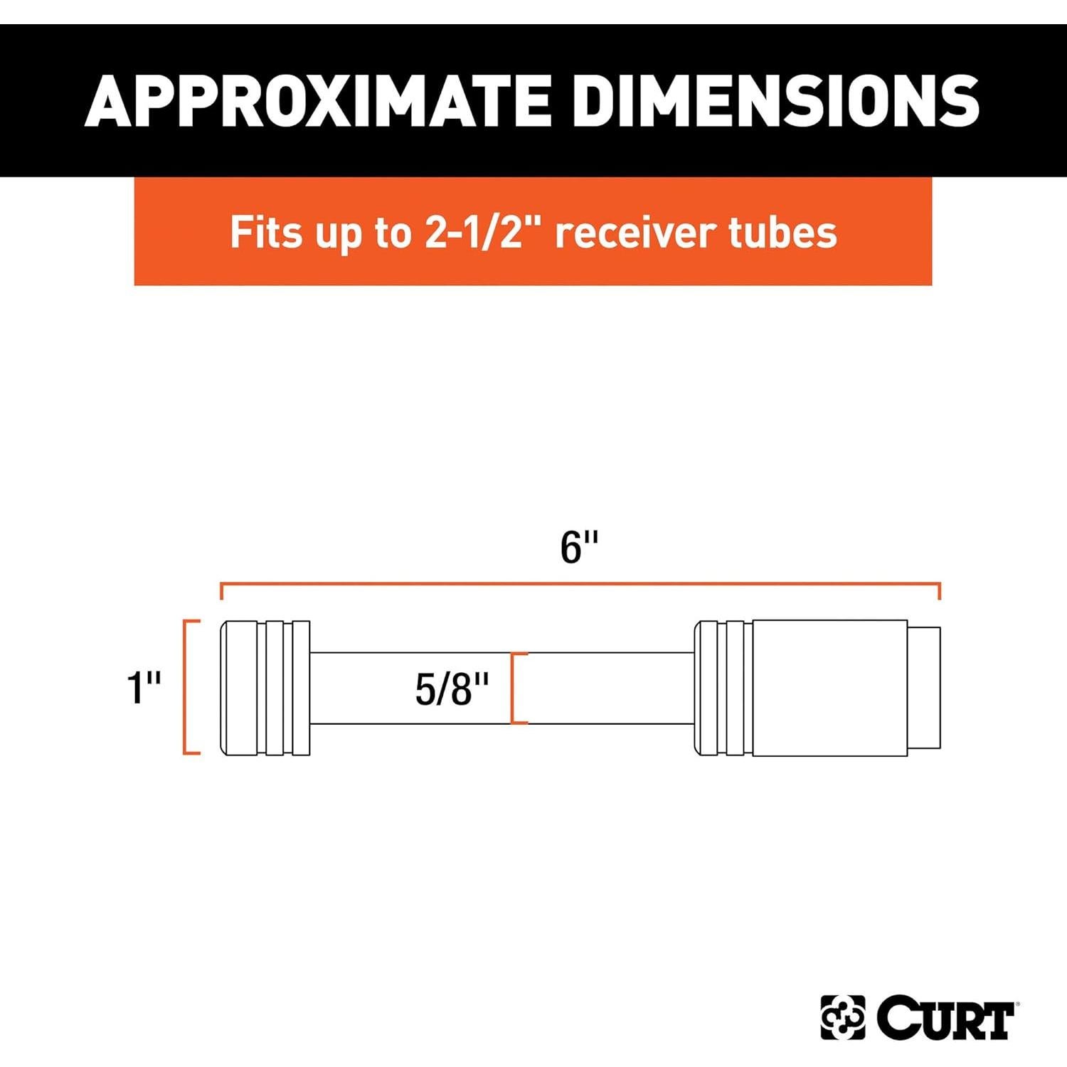 Cerradura de Enganche CURT 23519 Acero Inoxidable 5/8"