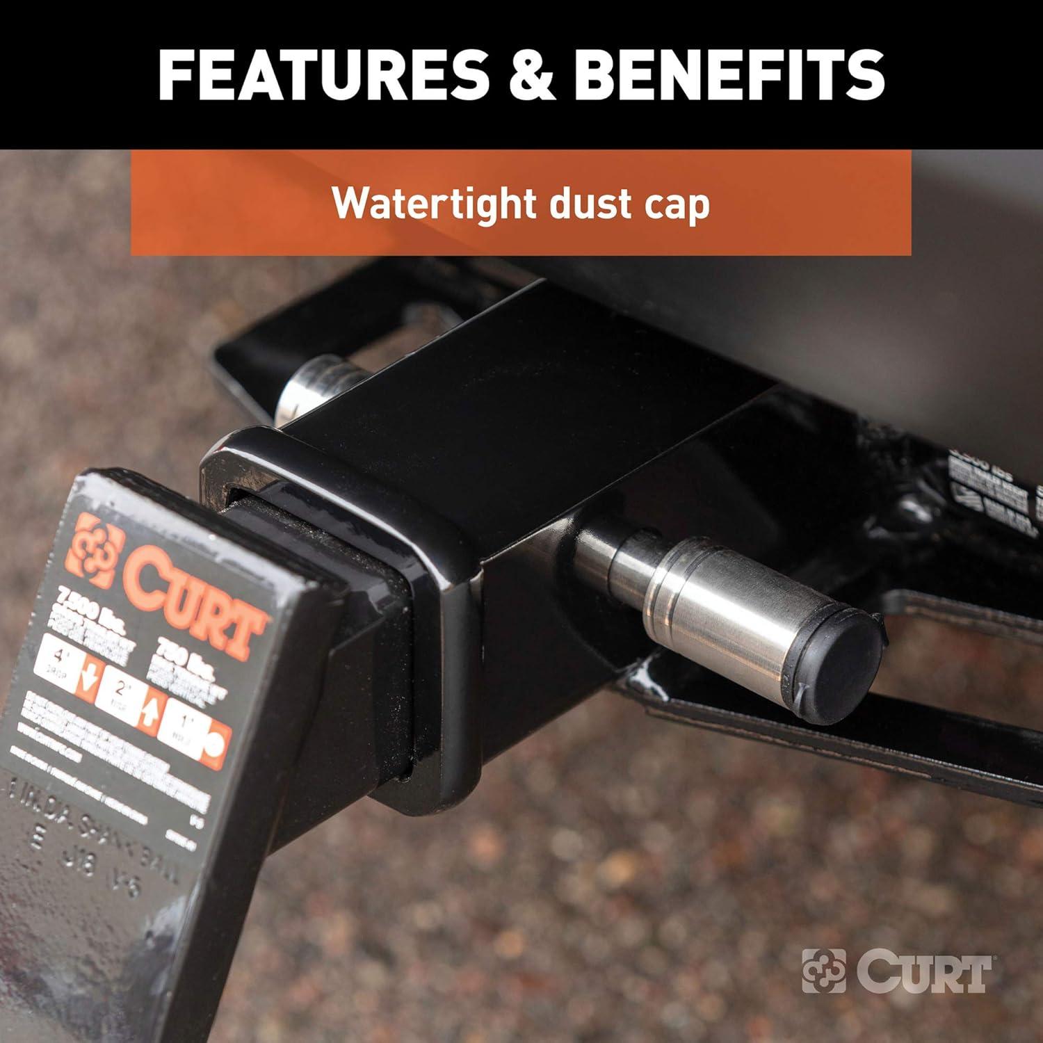 Cerradura de Enganche CURT 23519 Acero Inoxidable 5/8"