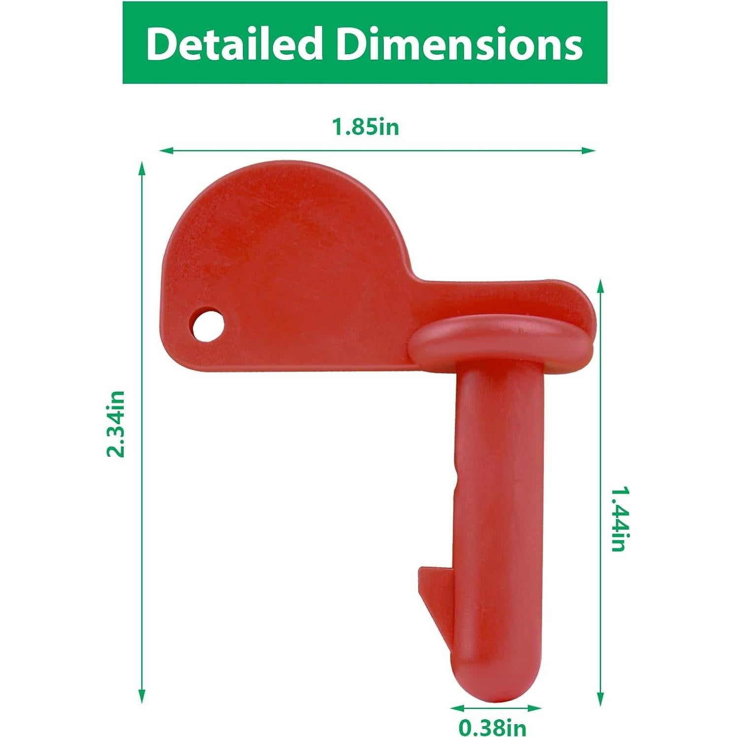 SuperDi Trailer Hitch Pin Fits Peg Perego John Deere Farm Power Pull Turf Tractor Loader