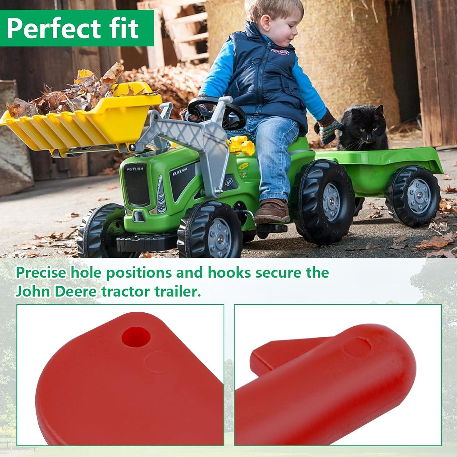 SuperDi Trailer Hitch Pin Fits Peg Perego John Deere Farm Power Pull Turf Tractor Loader