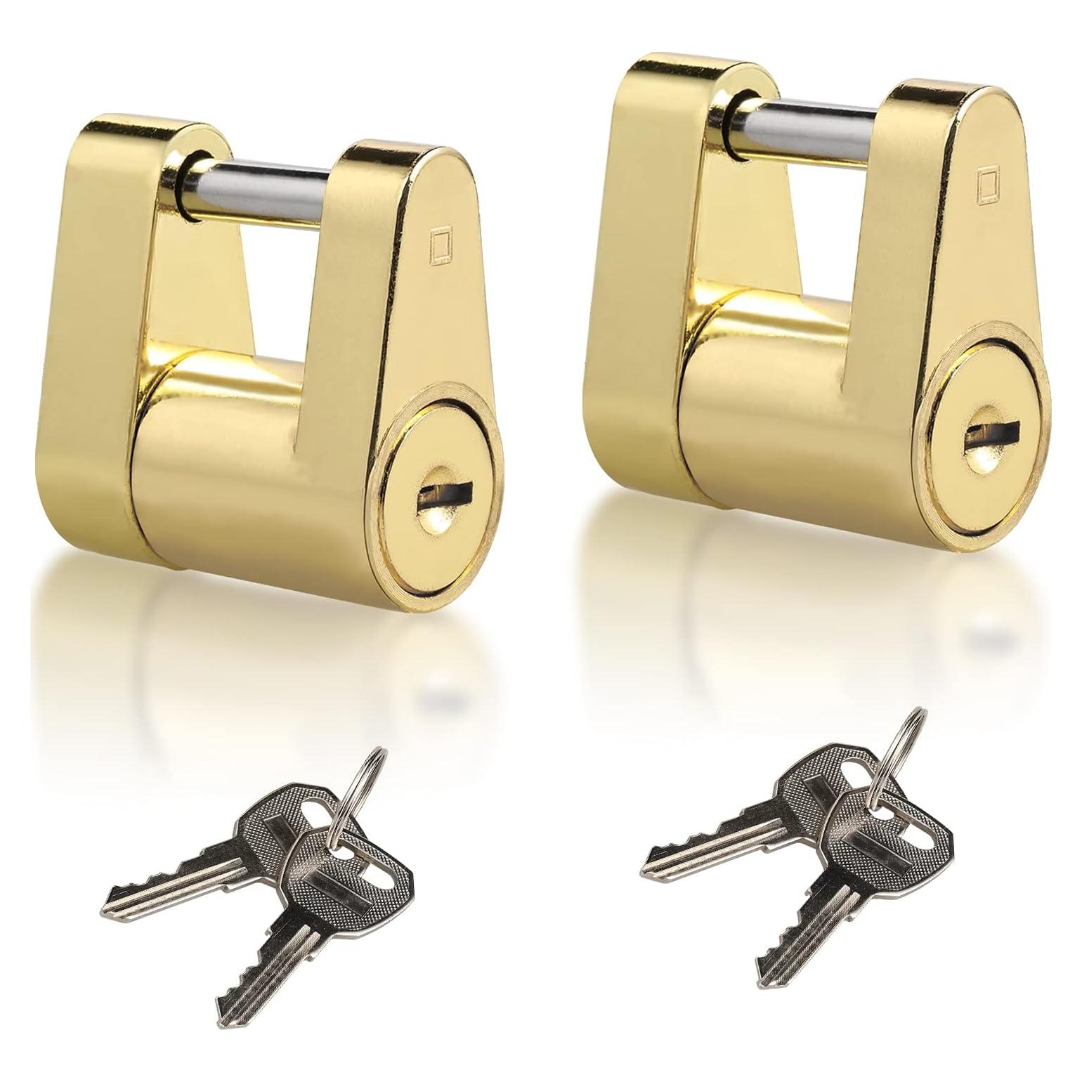 Cerradura de Remolque CZC AUTO 1/4" con Llaves - 2 Piezas