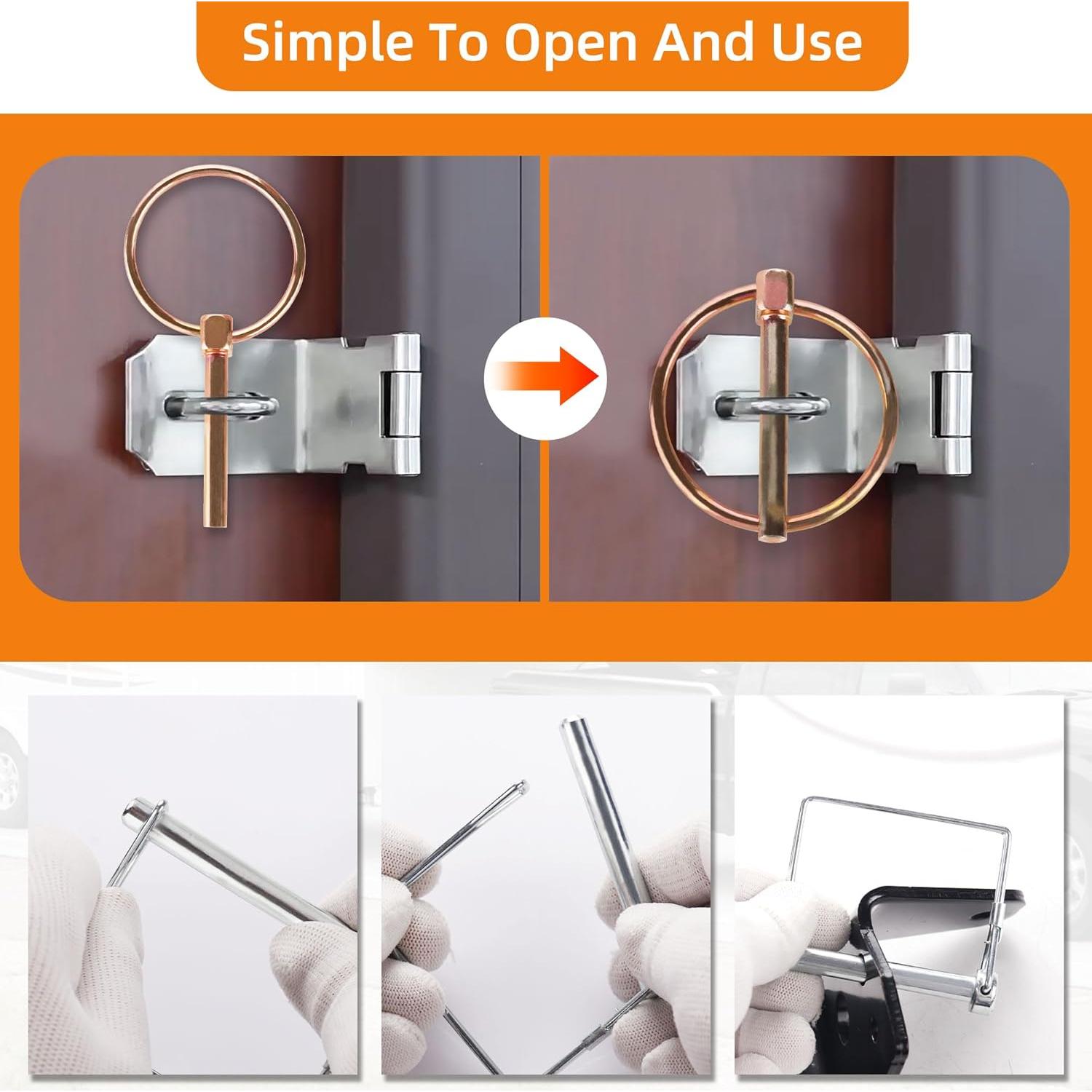 Kit de Pasadores de Alta Resistencia 360 Pcs HASAOMOI