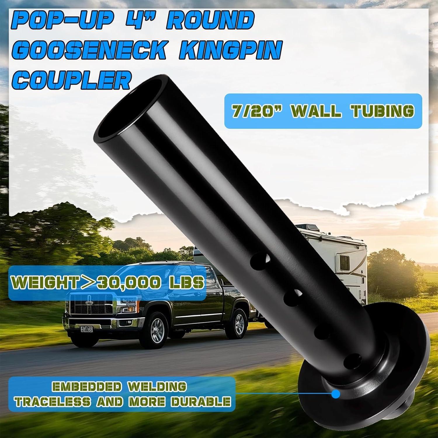 Adaptador Gooseneck a 5ta Rueda Hezaosth - 30,000 lbs