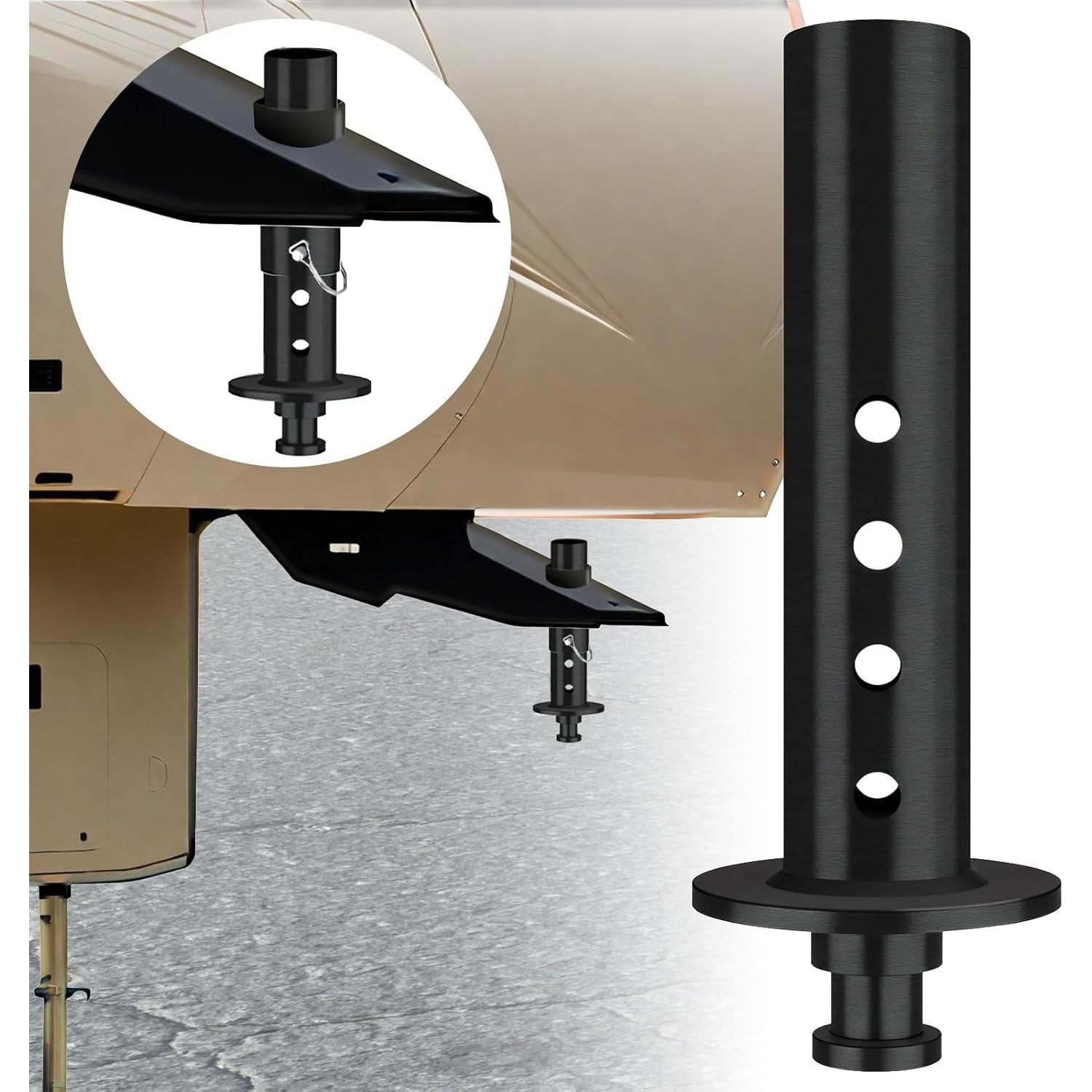 Adaptador Gooseneck a 5ta Rueda Hezaosth - 30,000 lbs