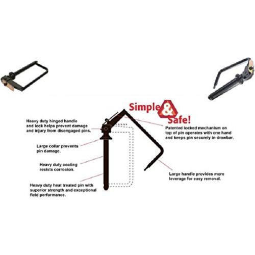 Pasador de Enganche Lock-Ease 19 mm x 15 cm HD Farmer Bob's