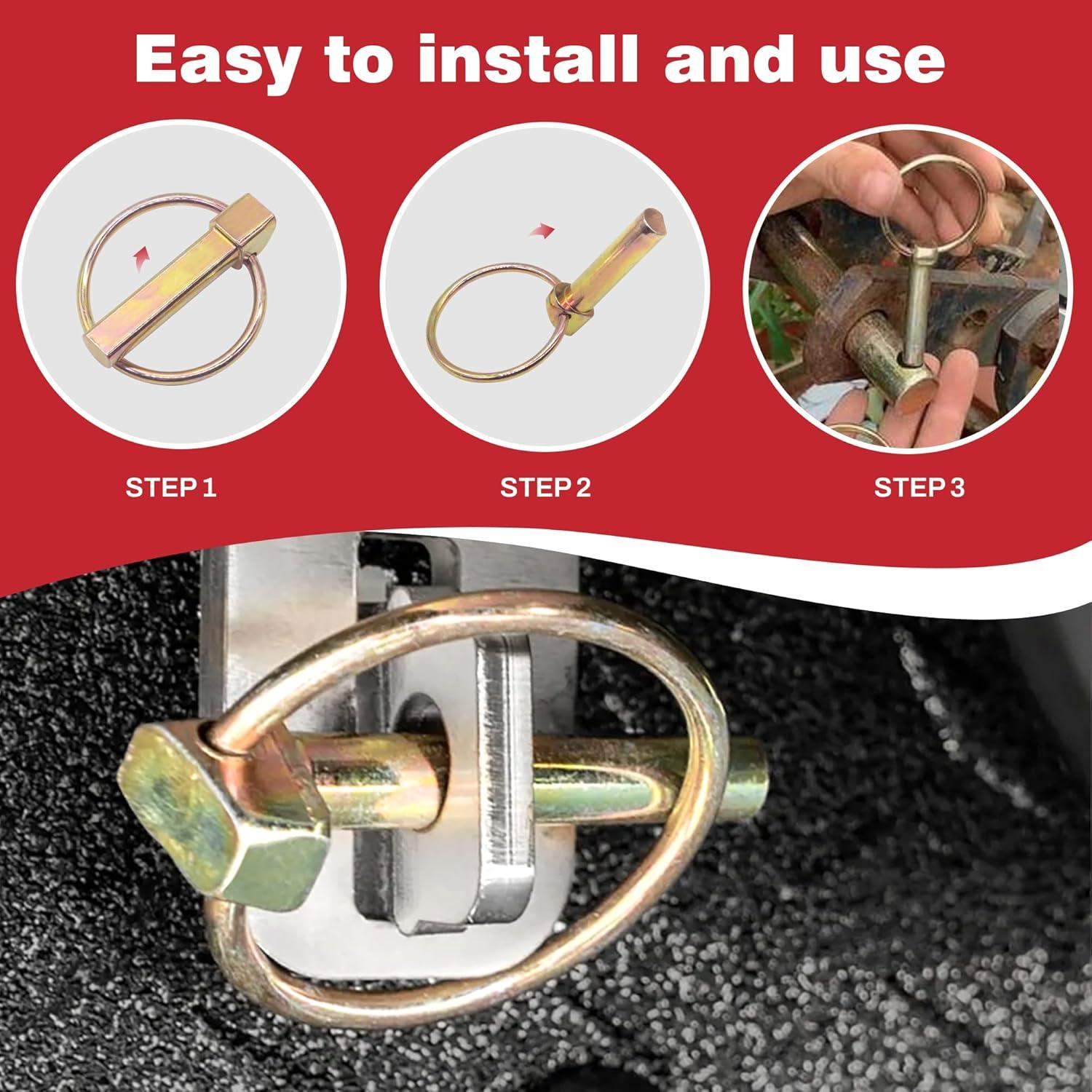 Kit de Pasadores Lynch de 8 Piezas 5/16" AIMUNOK