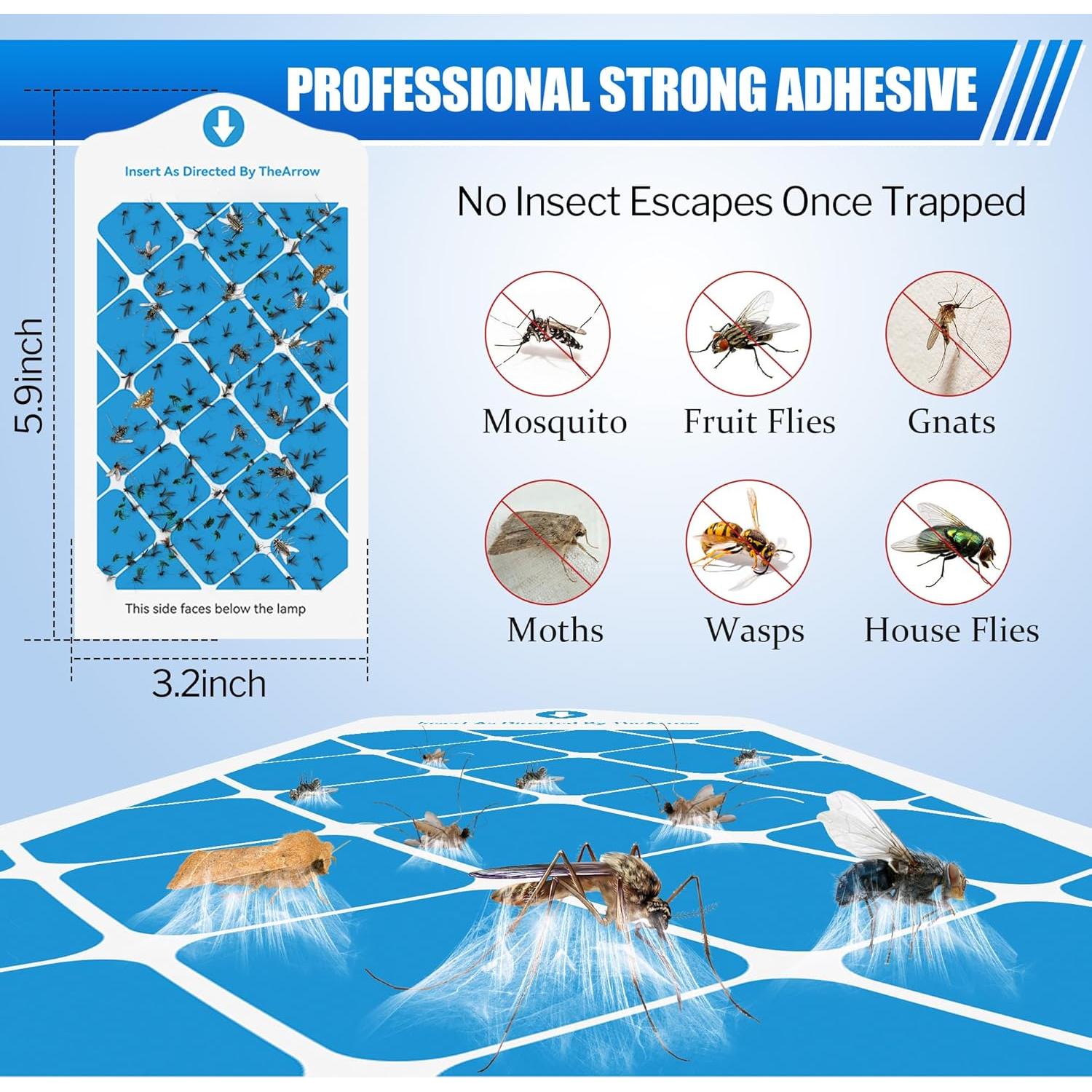 Recarga Trampa Insectos Voladores Qualirey 30 Unidades