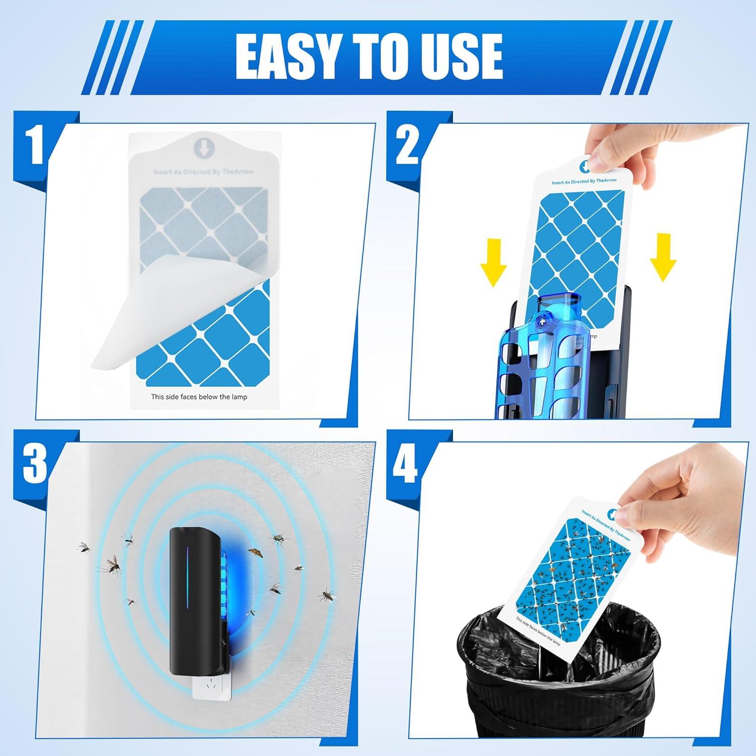 Recarga Trampa Insectos Voladores Qualirey 30 Unidades