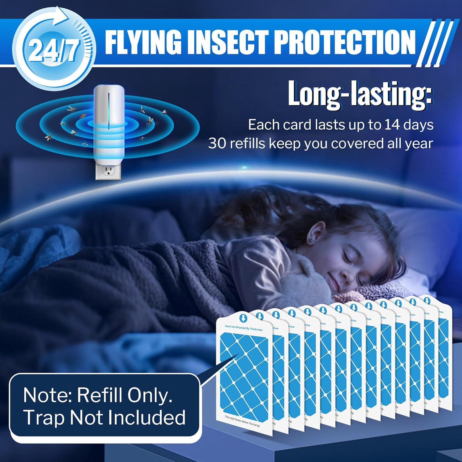 Recarga Trampa Insectos Voladores Qualirey 30 Unidades