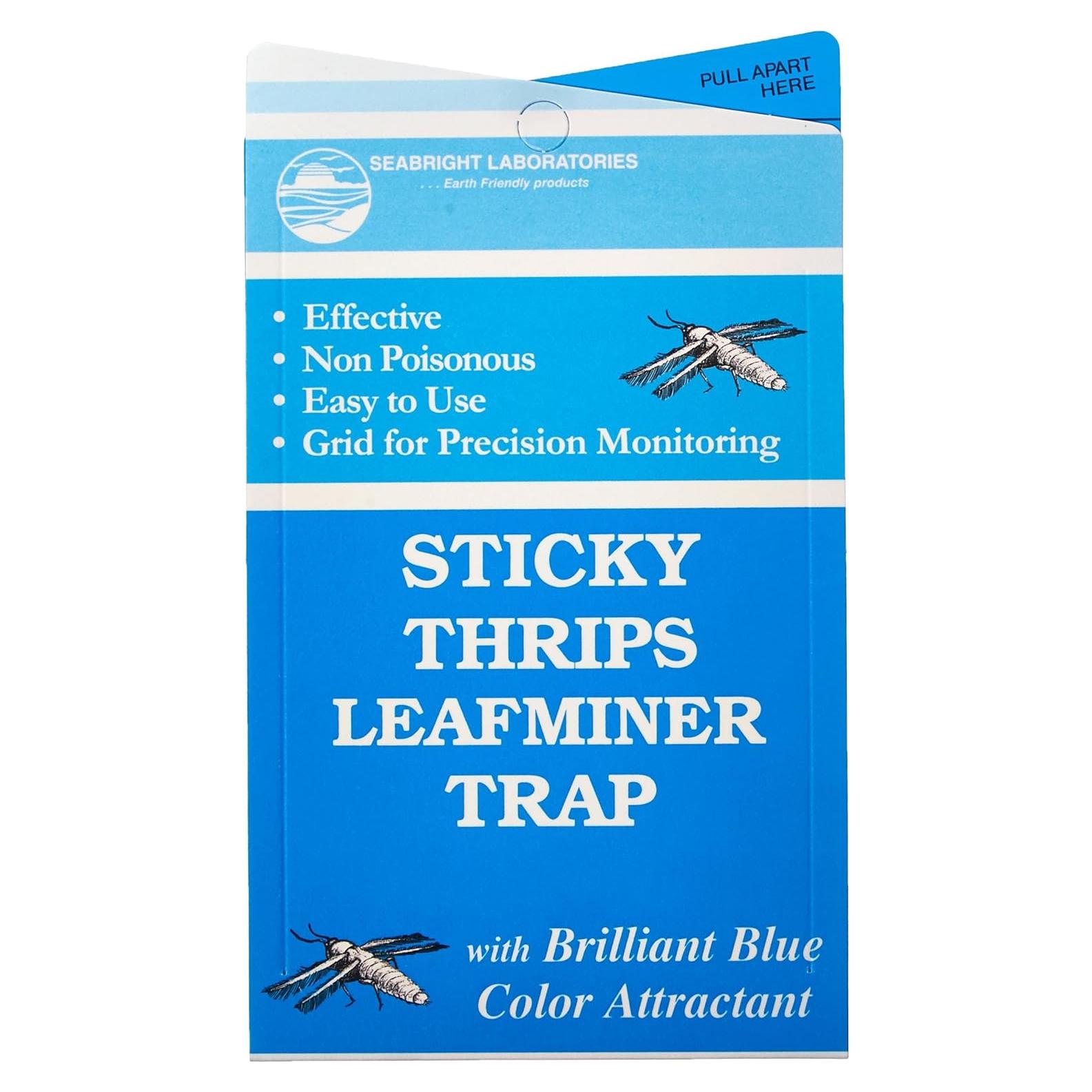 Trampa Adhesiva para Insectos Voladores Hydrofarm HGSLTLT - Paquete de 5