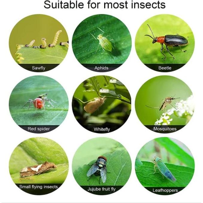 Trampa Adhesiva para Insectos Voladores Hydrofarm HGSLTLT - Paquete de 5