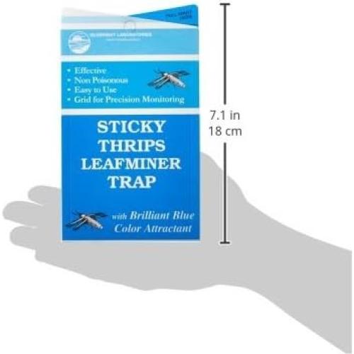 Trampa Adhesiva para Insectos Voladores Hydrofarm HGSLTLT - Paquete de 5