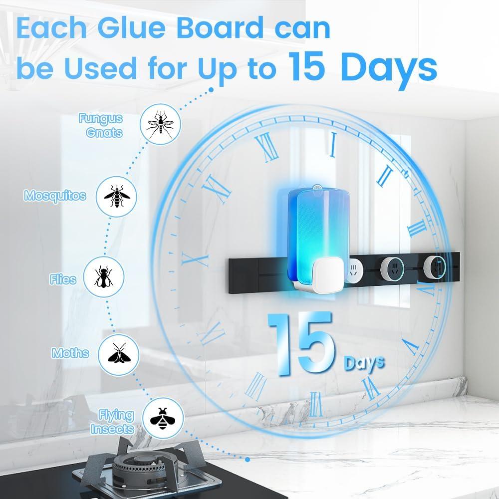 Paquete de 15 Cartuchos de Recarga Pegajosos ROUTADE para Trampa de Insectos Raid