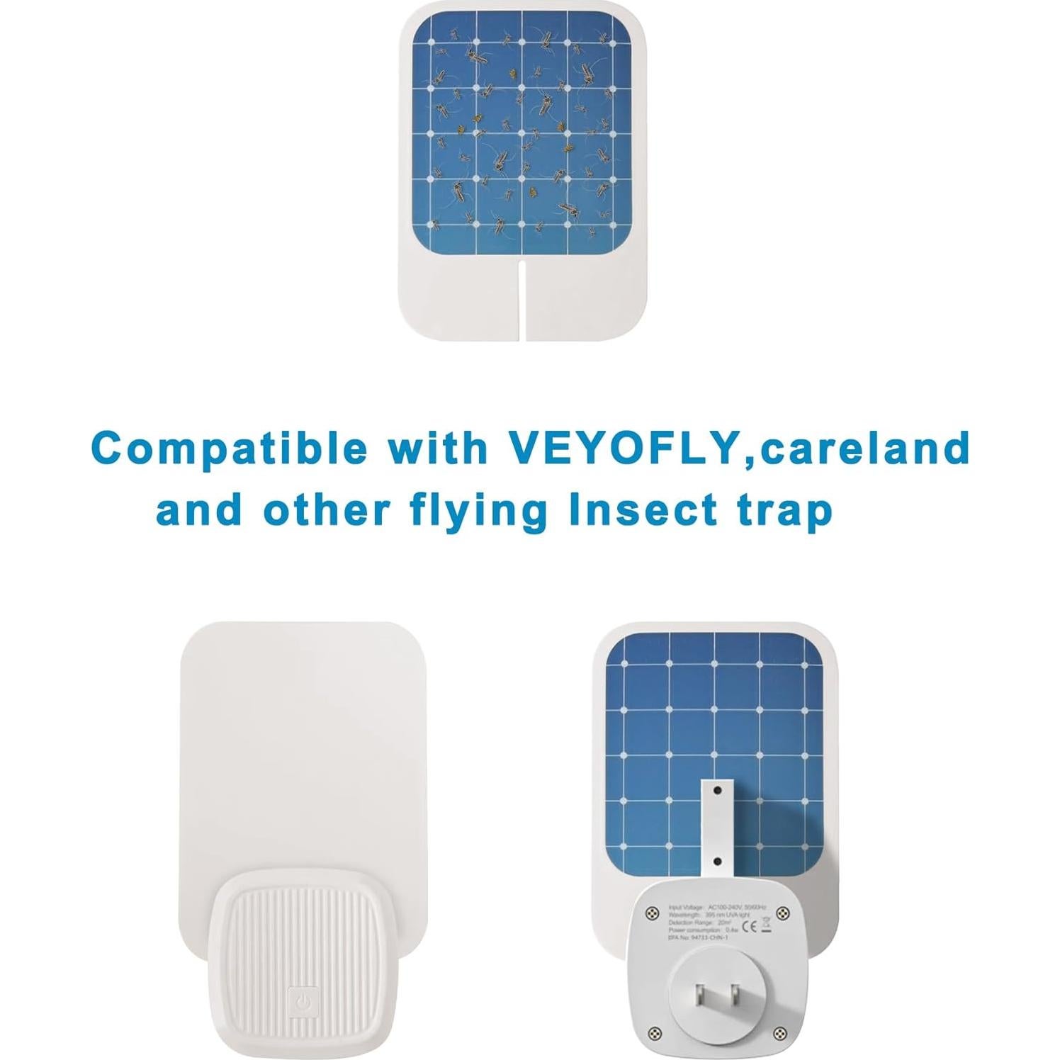 Recarga 40 Pcs Trampa Insectos Voladores Dichroma