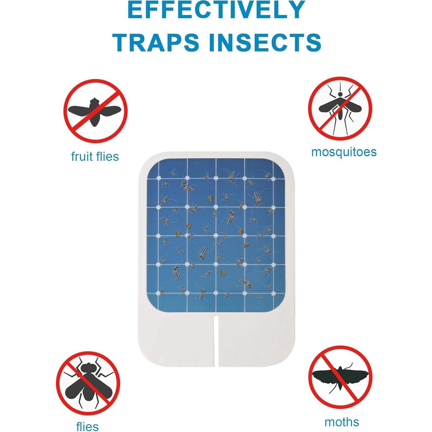 Recarga 40 Pcs Trampa Insectos Voladores Dichroma