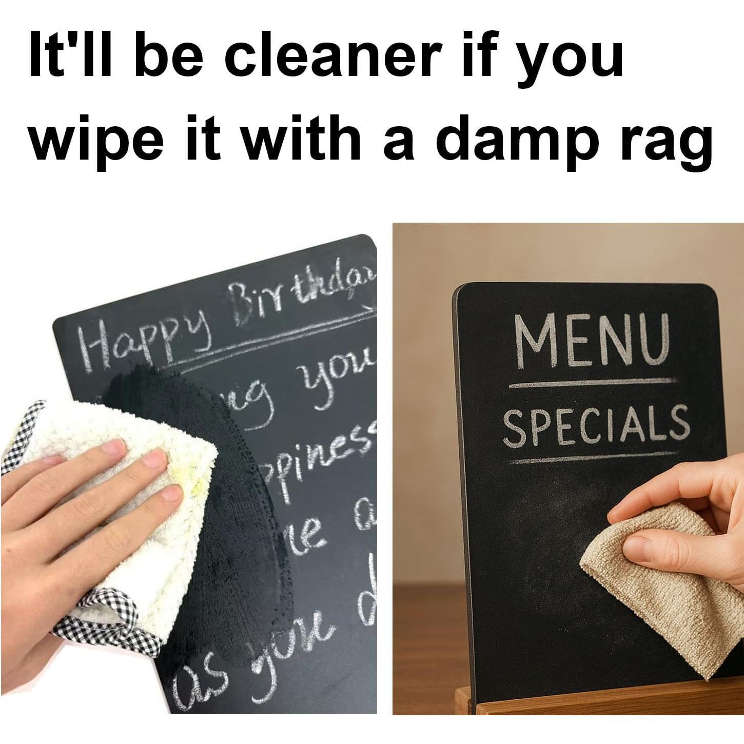 Pizarra de Mesa Doble Cara Newnewshow 22x30.5 cm con Soporte