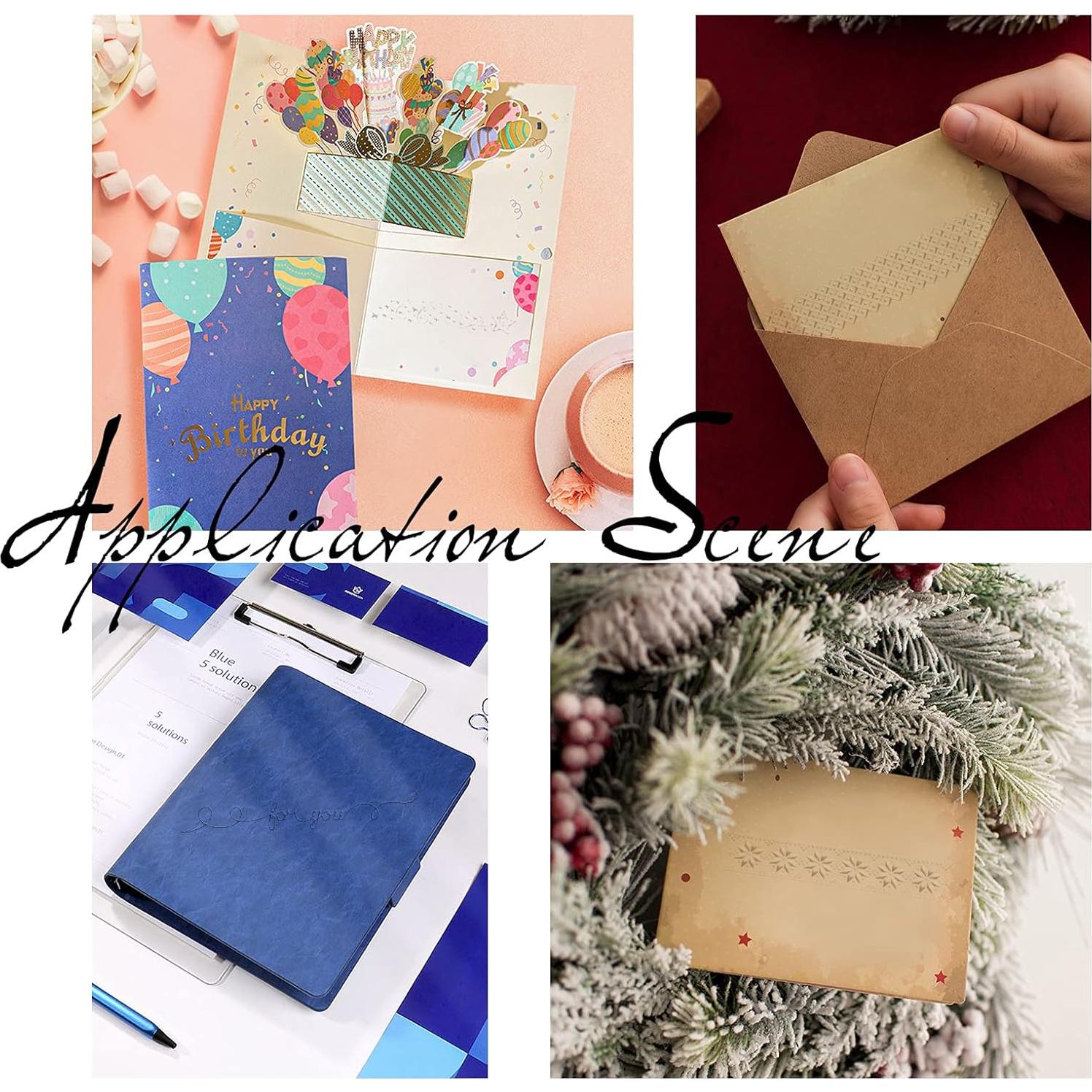 Carpetas de Embossing GLOBLELAND 12Pcs para Scrapbooking