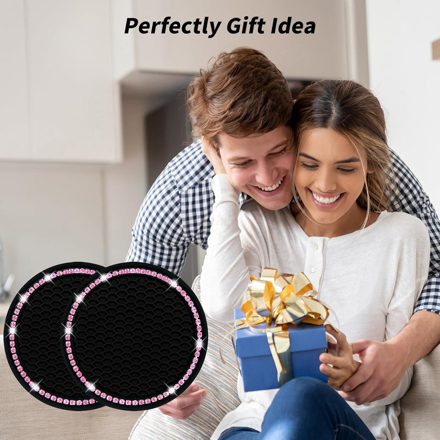 Posavasos de Coche Senose 6.99 cm Silicona Antideslizante 2 Pcs