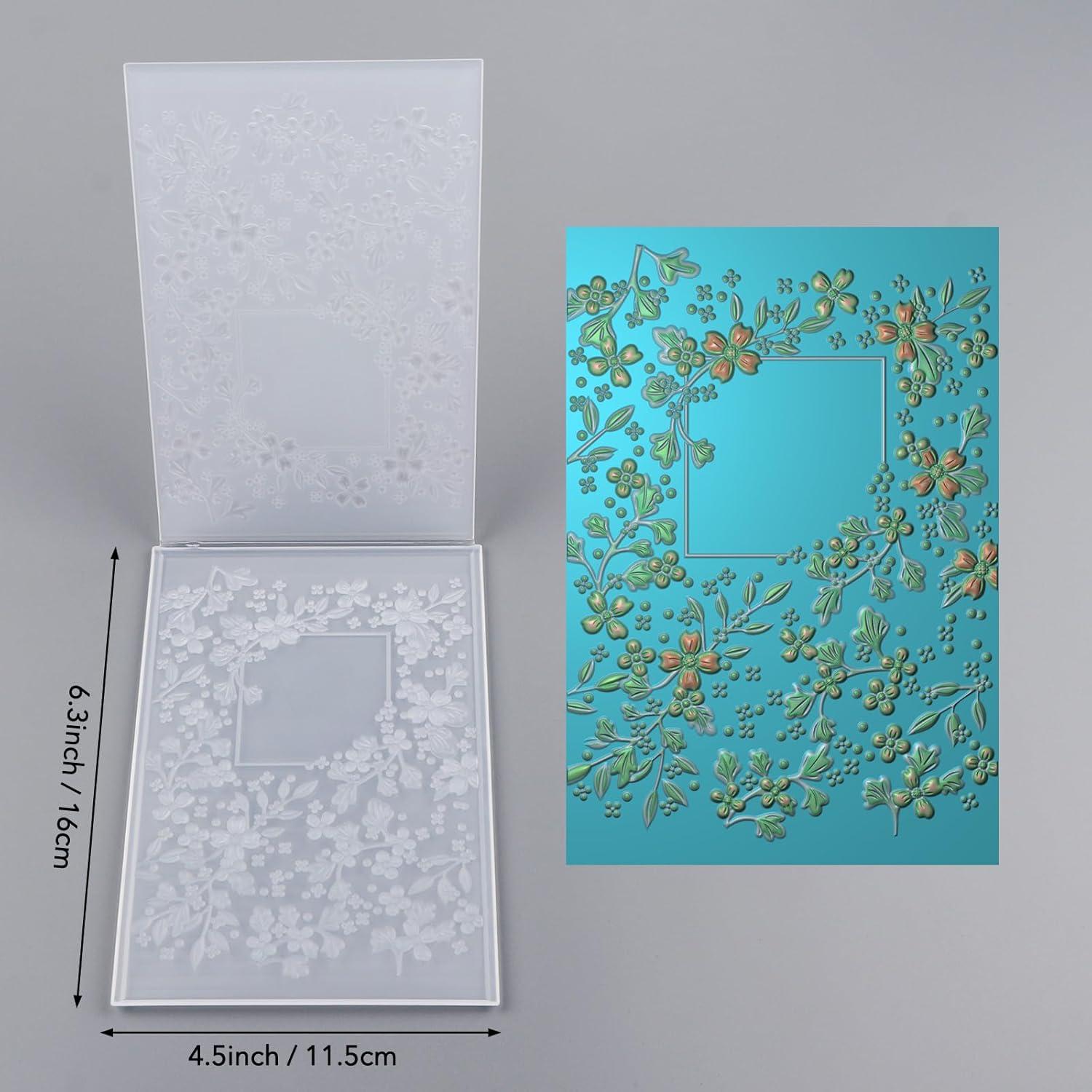 Carpeta de Relieve 3D BAOFALI Flor de Cerezo 16x11.5cm