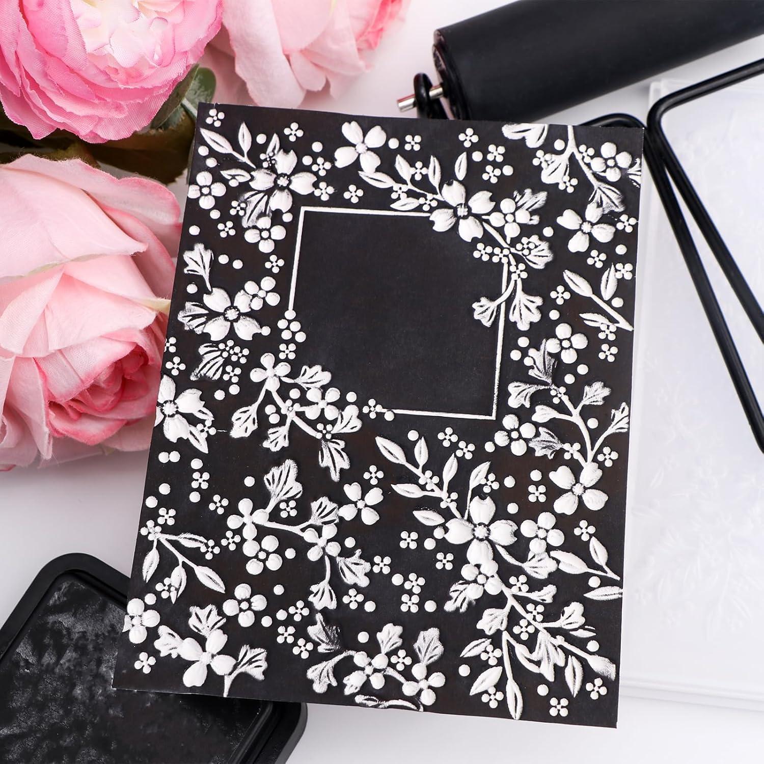 Carpeta de Relieve 3D BAOFALI Flor de Cerezo 16x11.5cm