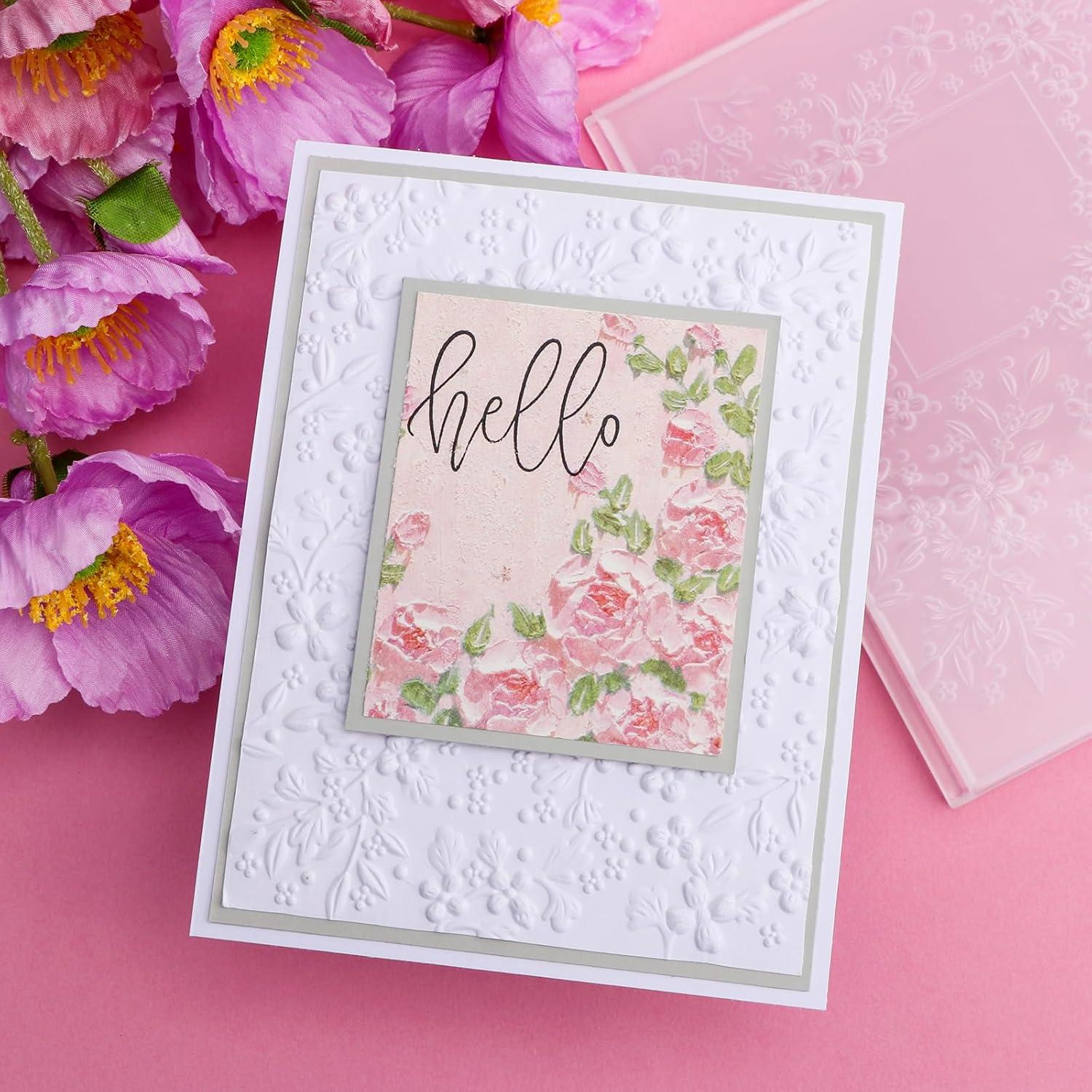 Carpeta de Relieve 3D BAOFALI Flor de Cerezo 16x11.5cm