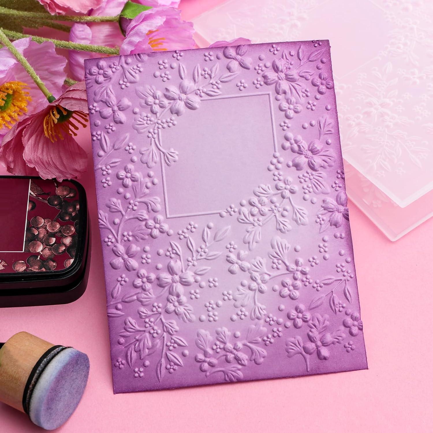 Carpeta de Relieve 3D BAOFALI Flor de Cerezo 16x11.5cm