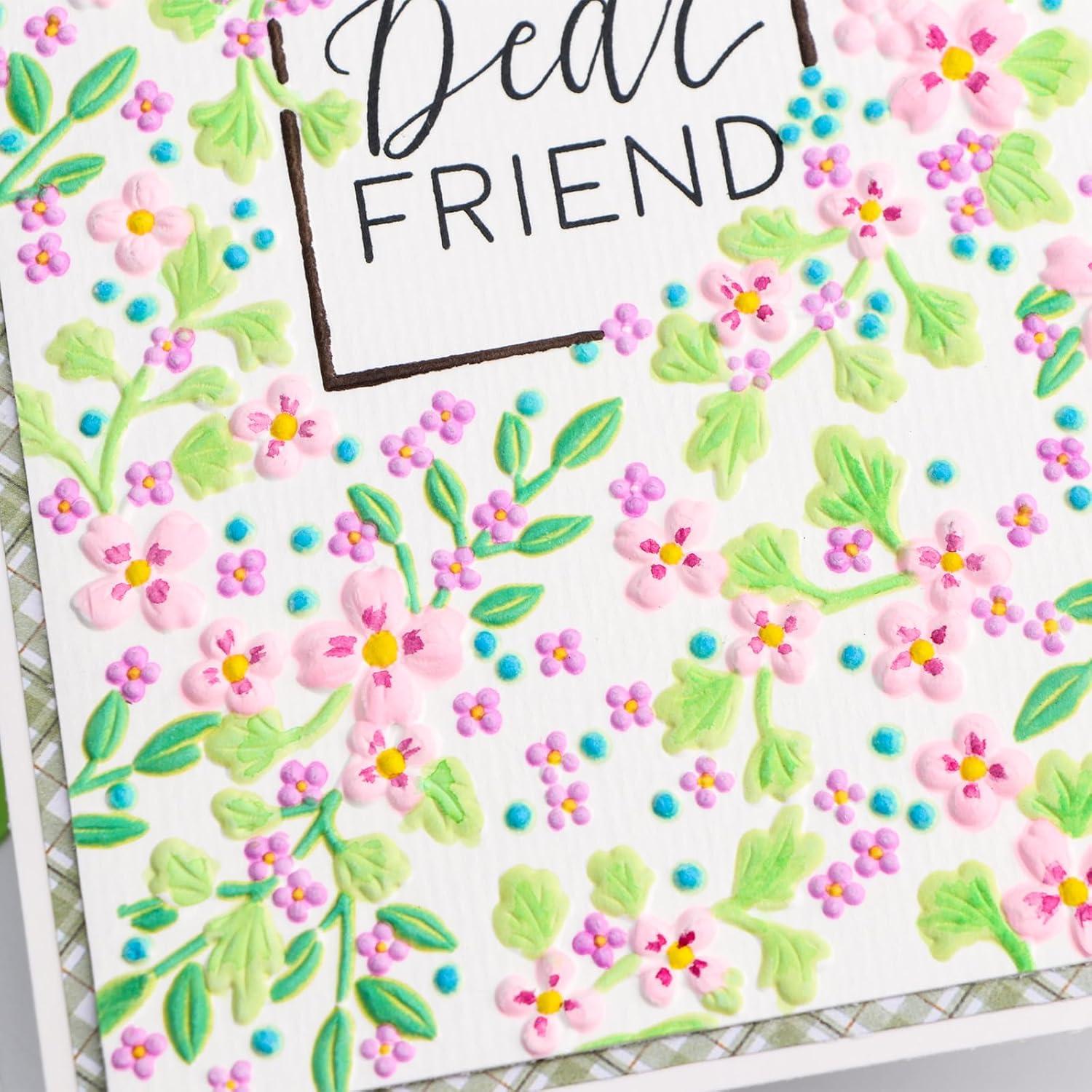 Carpeta de Relieve 3D BAOFALI Flor de Cerezo 16x11.5cm