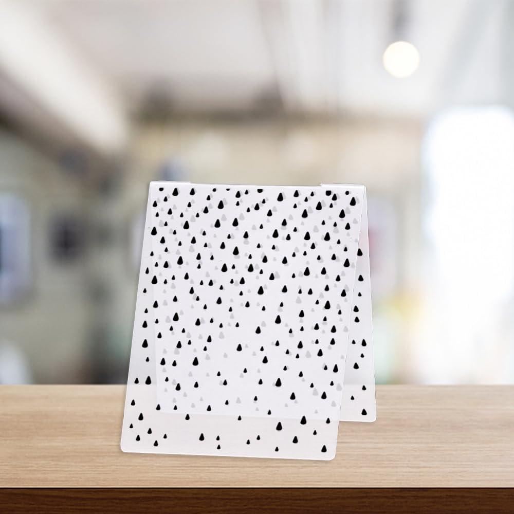 Plantilla de Embossing 3D Hying Gotas de Lluvia 10.67x14.48cm