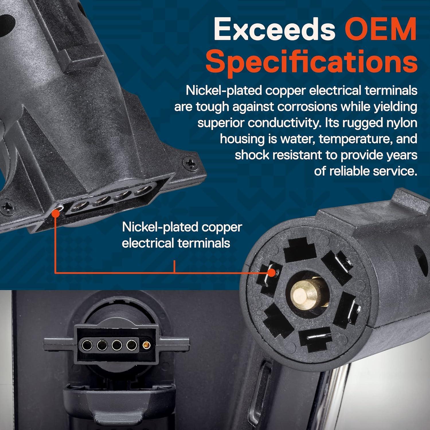 Adaptador de Remolque 7 Vías a 5 Vías ONLINE LED STORE